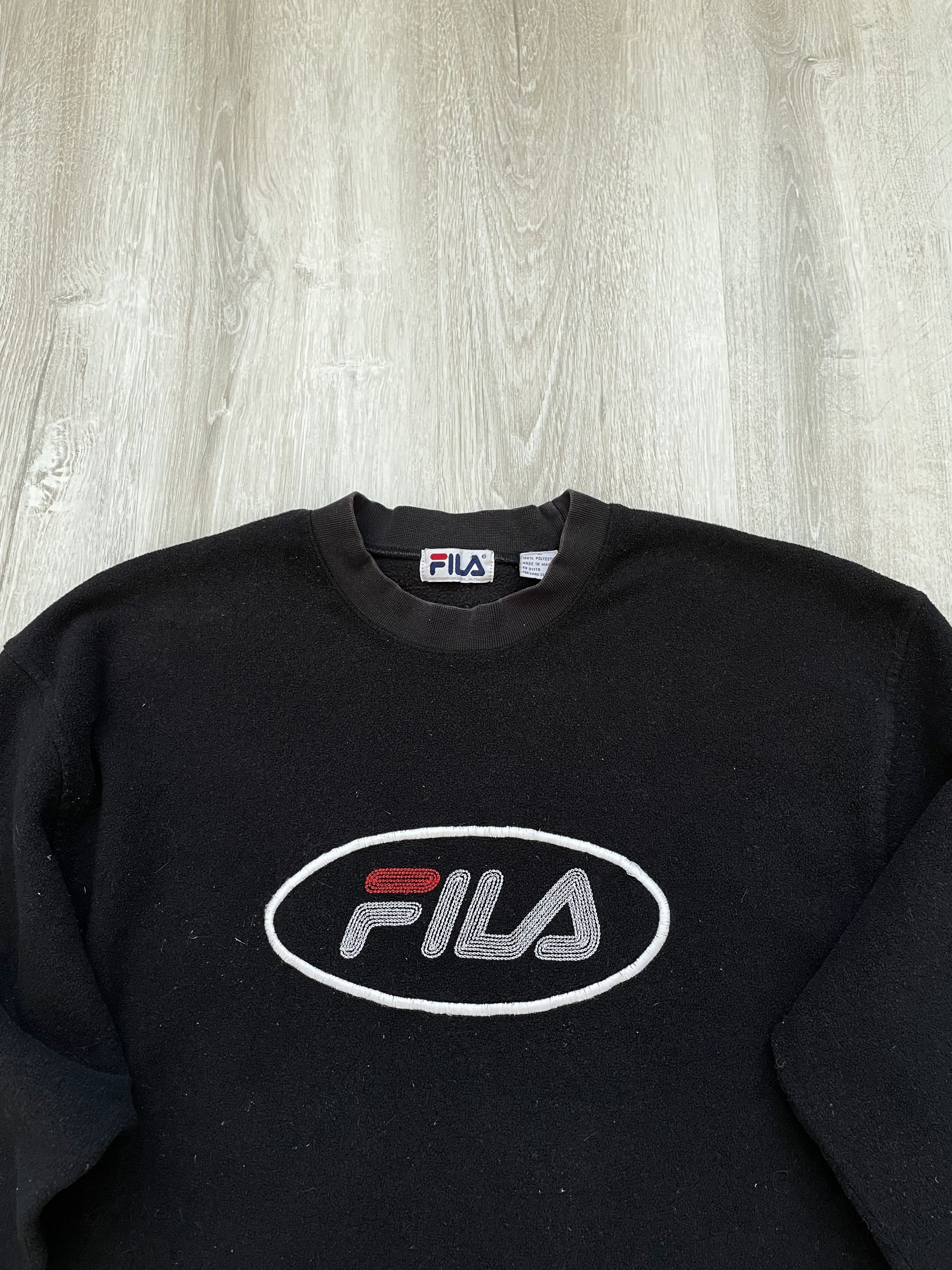 Fila Vintage 90s FILA embroidered Big Logo Fleece Size US L / EU 52-54 / 3 - 4 Thumbnail