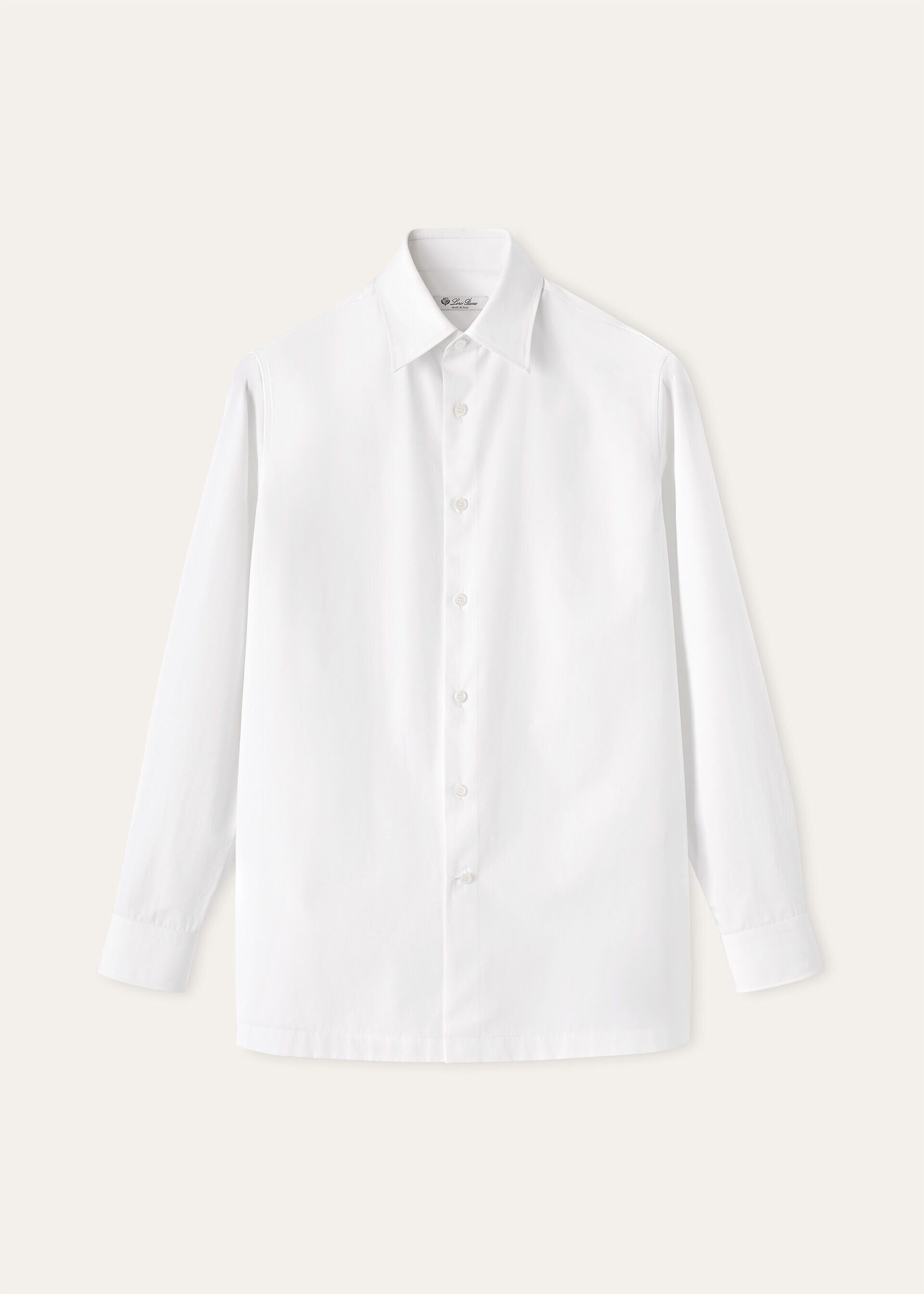 Loro Piana os11x0326 FAR0207 Filippo Shirt in Optical White Size US L / EU 52-54 / 3 - 1 Thumbnail