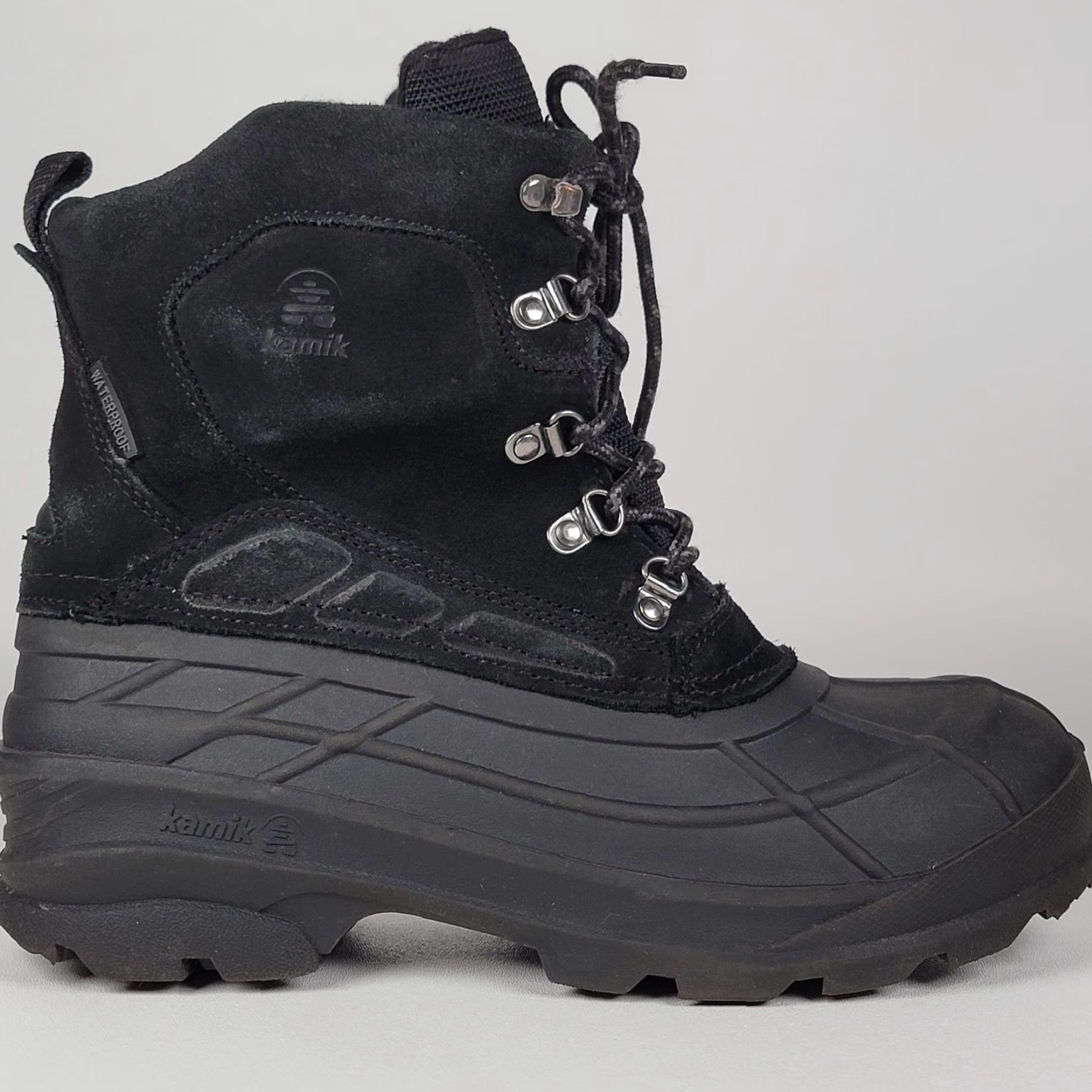 Vintage Kamik Fargo 2 Waterproof Winter Boots Black Suede Men's Size 9 Size US 8 / EU 41 - 3 Thumbnail