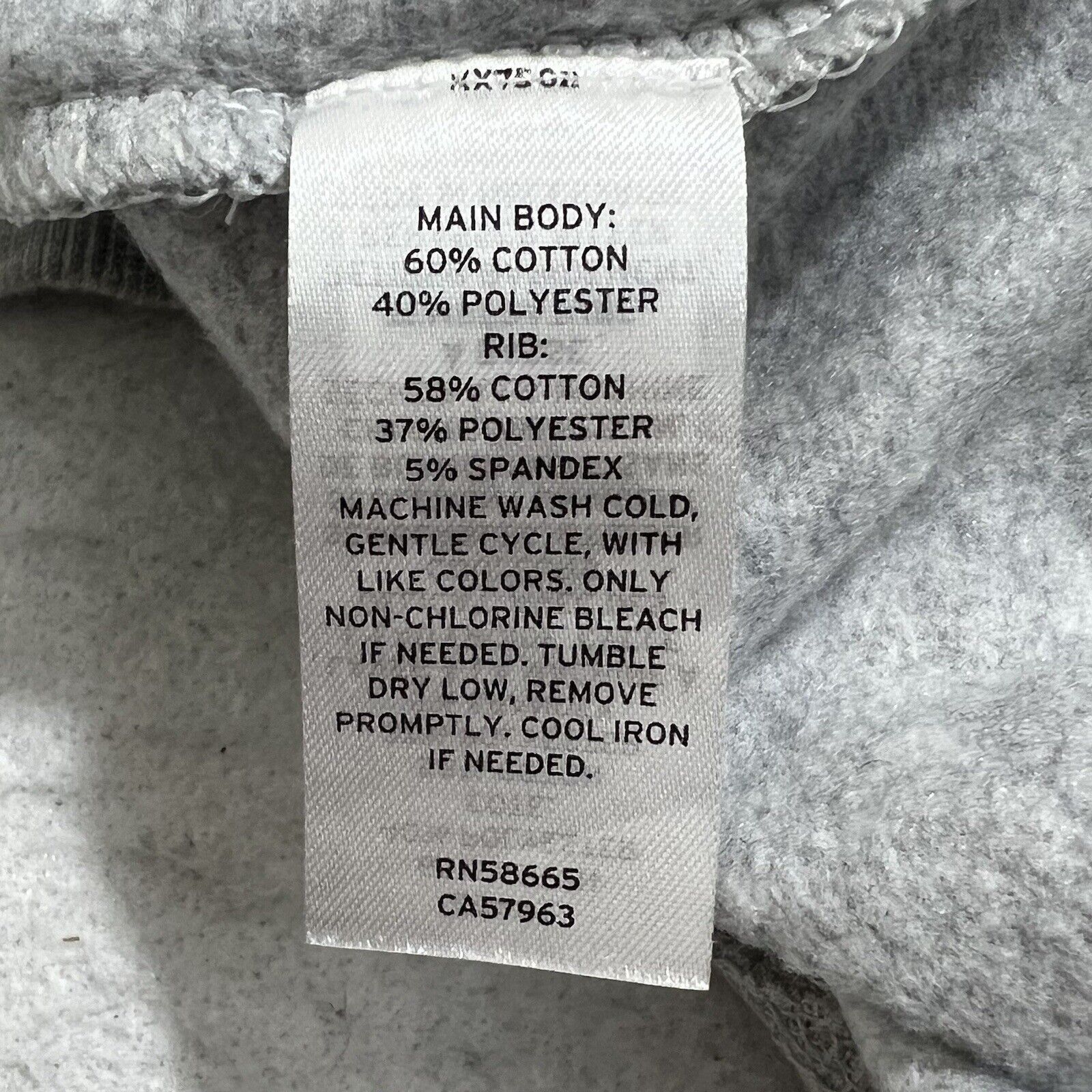 Nordstrom Abound Gray Black Pullover Long Sleeve Hoodie Sweatshirt Size S / US 4 / IT 40 - 12 Thumbnail