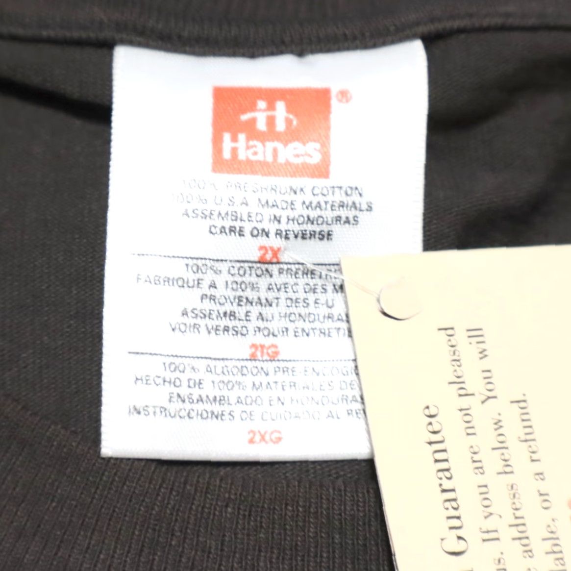 Hanes VTG Hanes Haneswear Pocket Solid T-Shirt Black Men's 2XL Shirt Mens VTG Haneswear Pocket Black 2XL Shirt Size US XXL / EU 58 / 5 - 5 Thumbnail