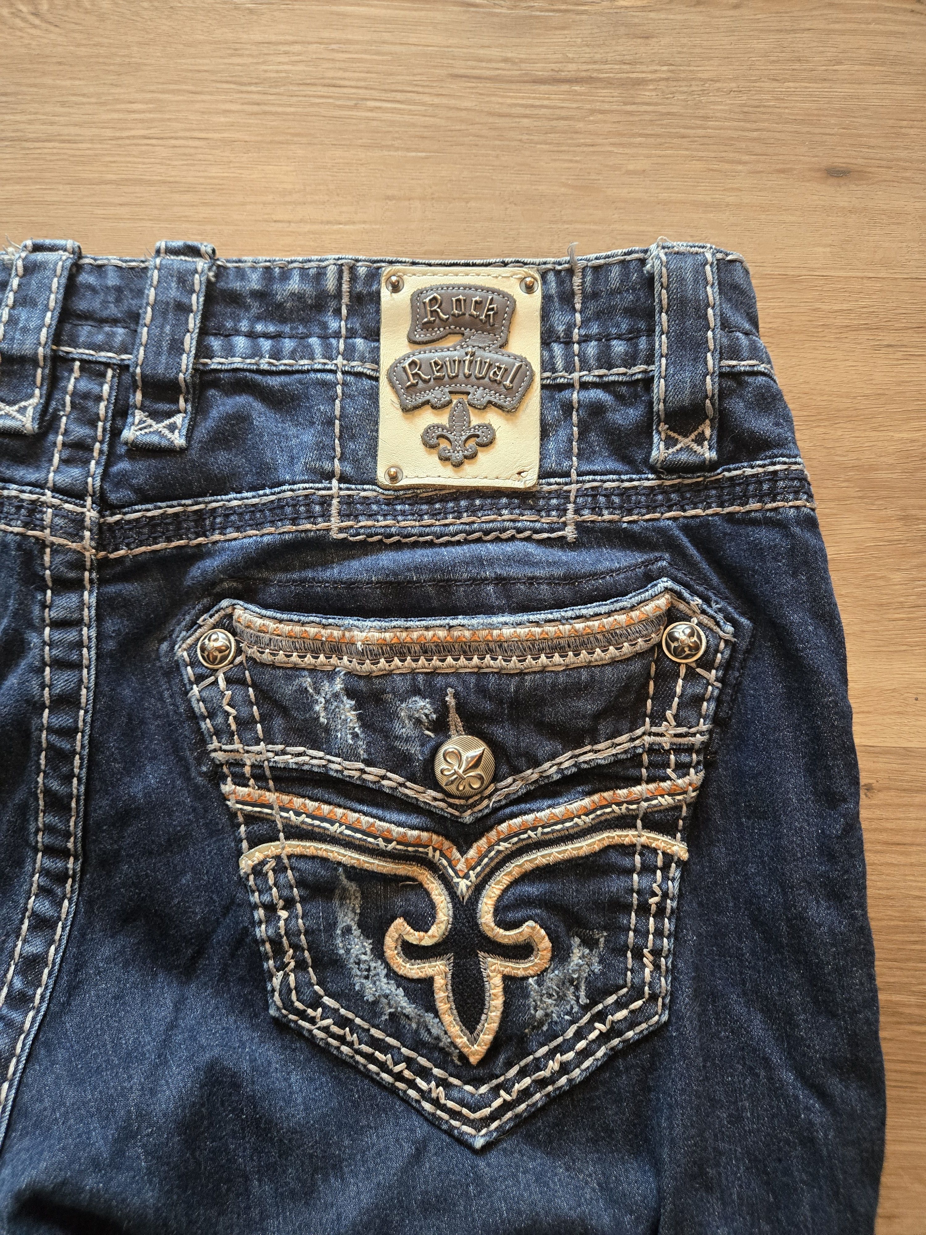 Rock Revival Rock Revival Ripped Jeans Size US 38 / EU 54 - 4 Thumbnail