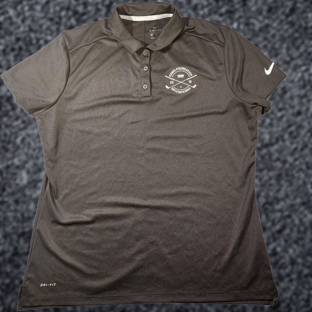 Nike Nike Golf Polo Shirt Womens XL Black Dri-Fit Kings Foundation Invitational 2018 Size XL / US 12-14 / IT 48-50 - 1 Thumbnail