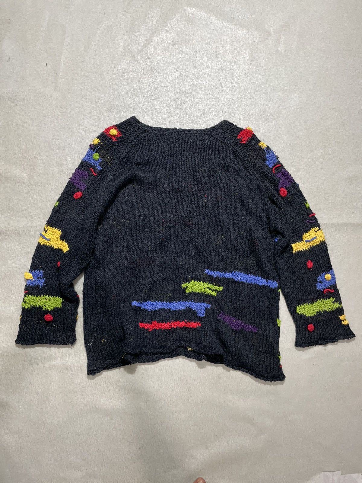Issey Miyake 1990s Undefined 3d Knitt Multicolor sweaters issey style Size US S / EU 44-46 / 1 - 5 Thumbnail