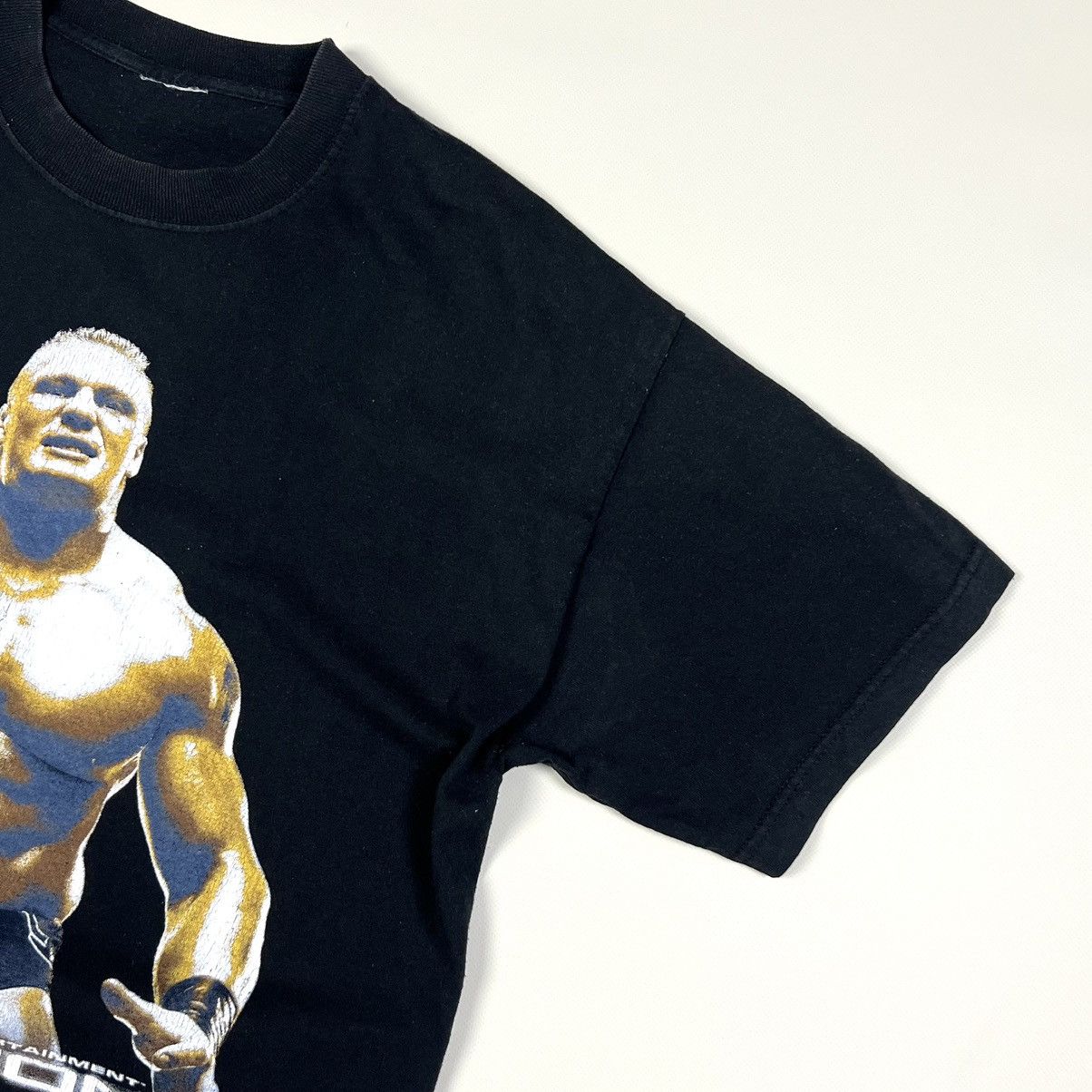 Vintage × WWE × WWF Vintage WWE Brock Lesnar European Tour 2002 WWE T Shirt M/L Size US M / EU 48-50 / 2 - 10 Thumbnail