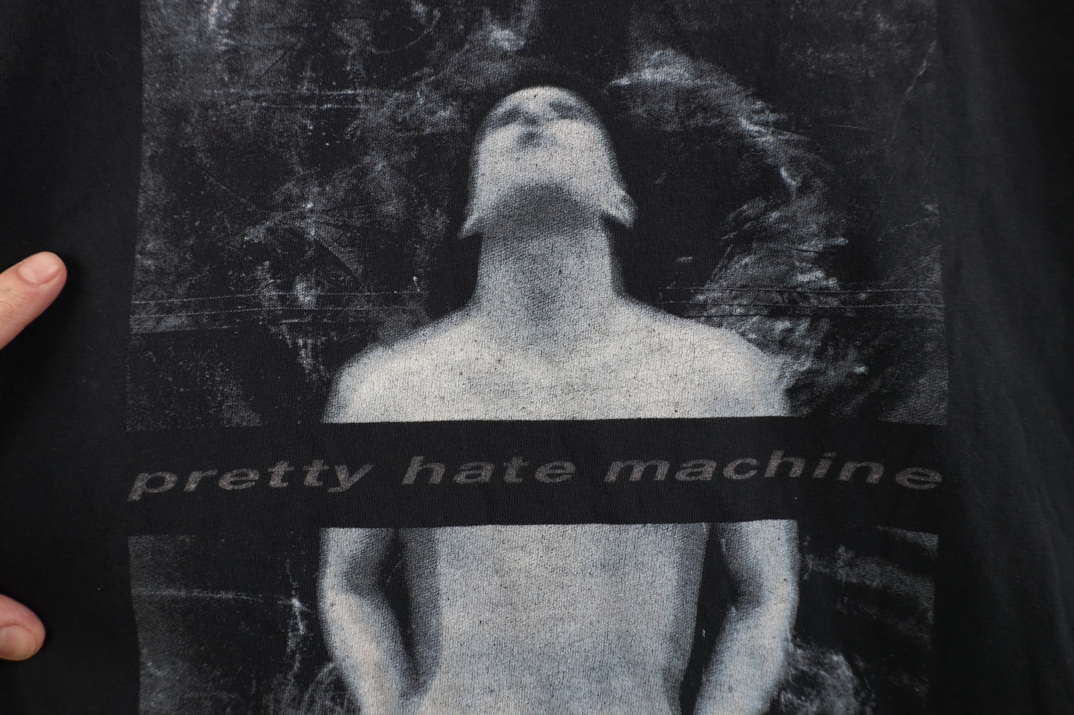 Vintage Vintage Retro Y2K Machine Nine Inch Nails Band T-Shirt NIN Size US XL / EU 56 / 4 - 5 Thumbnail