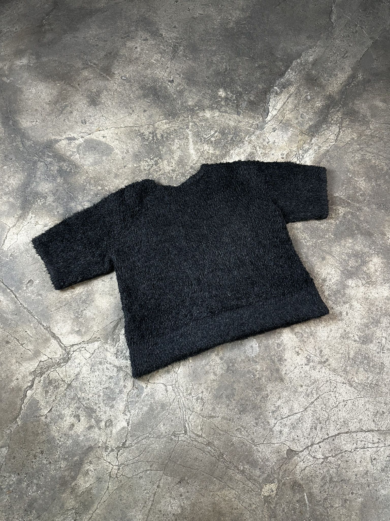 Japanese Brand Dorothe Schumacher Mohair Fuzzy Knit T-shirt Size US S / EU 44-46 / 1 - 4 Thumbnail