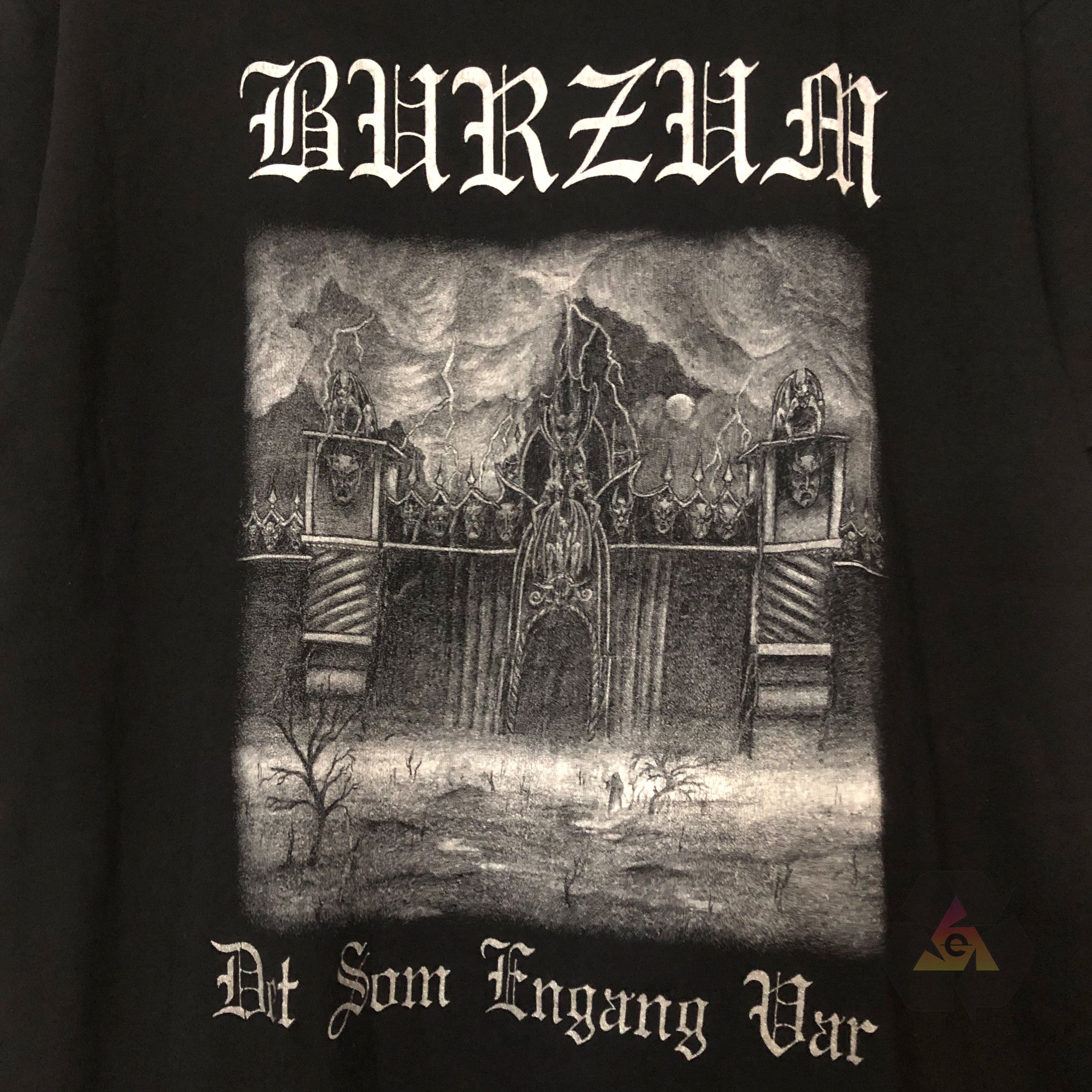Band Tees Vintage Burzum Album Det Som Engang Var T-Shirt Size US XL / EU 56 / 4 - 5 Thumbnail