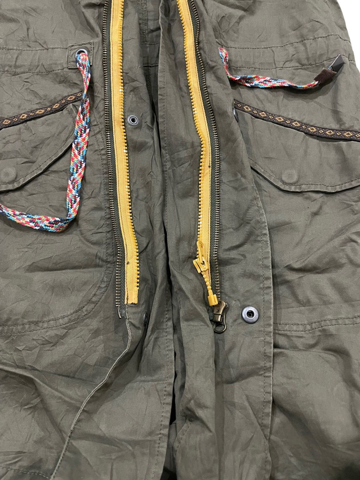 Beauty Beast Titicaca Faux Fur Hood Bondage Punk Parka Jacket Size US L / EU 52-54 / 3 - 9 Thumbnail