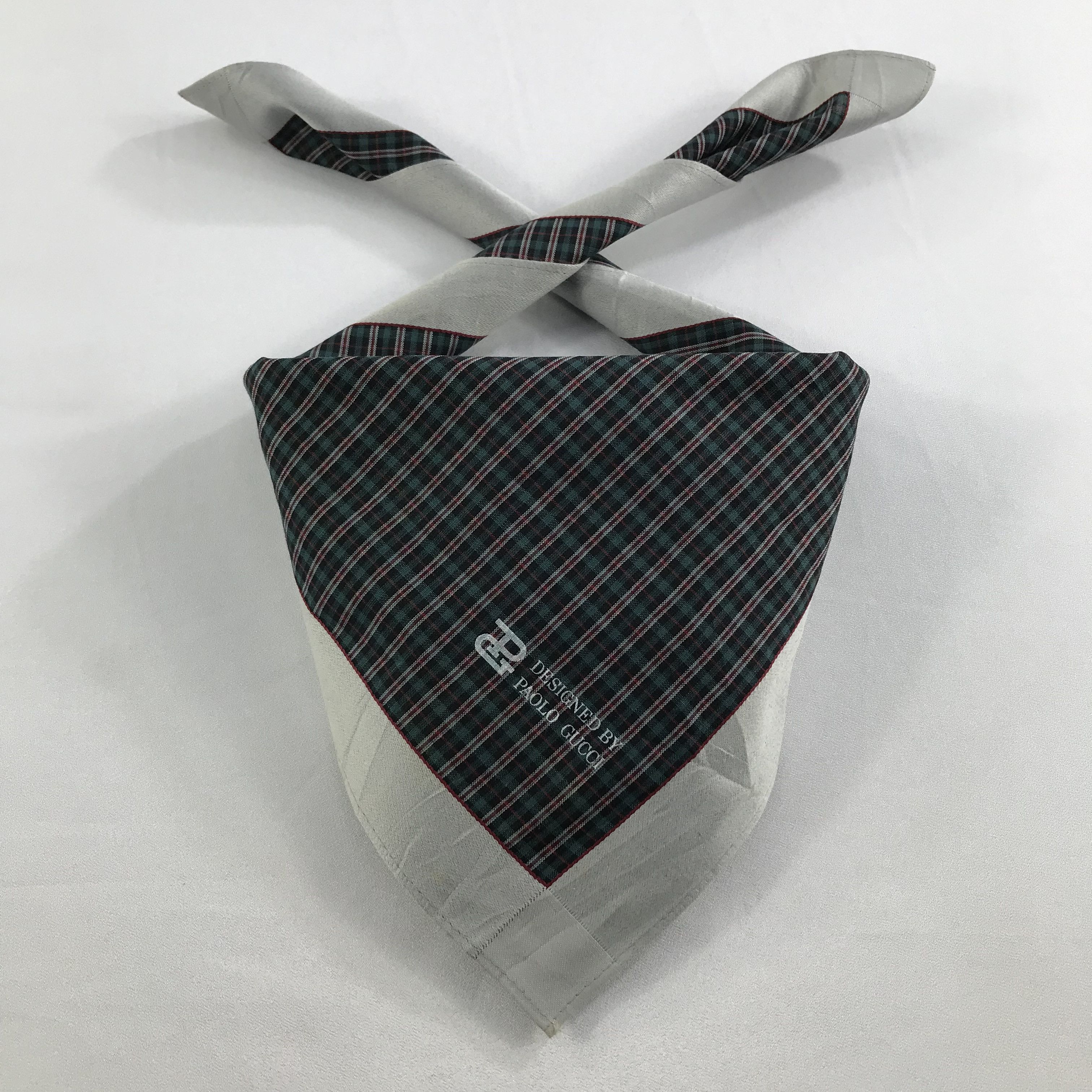 Paolo Gucci × Vintage Paolo Gucci Bandana / Handkerchief / Neckerchief - S2593 Size ONE SIZE - 3 Thumbnail