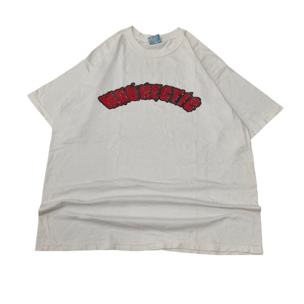 GOODENOUGH Vintage Y2K GOODENOUGH UK x Mad Hectic Melted Arc Logo Tee Size US XL / EU 56 / 4 - 1 Thumbnail