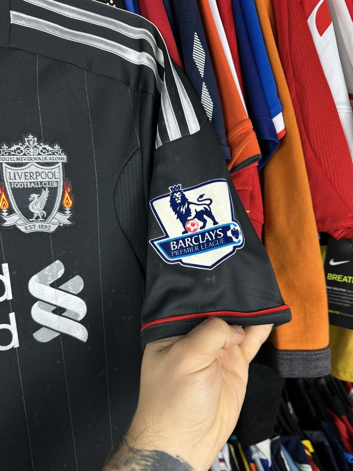 Adidas Liverpool 2011 2102 Away Football Shirt Soccer Jersey Adidas Size US S / EU 44-46 / 1 - 6 Thumbnail