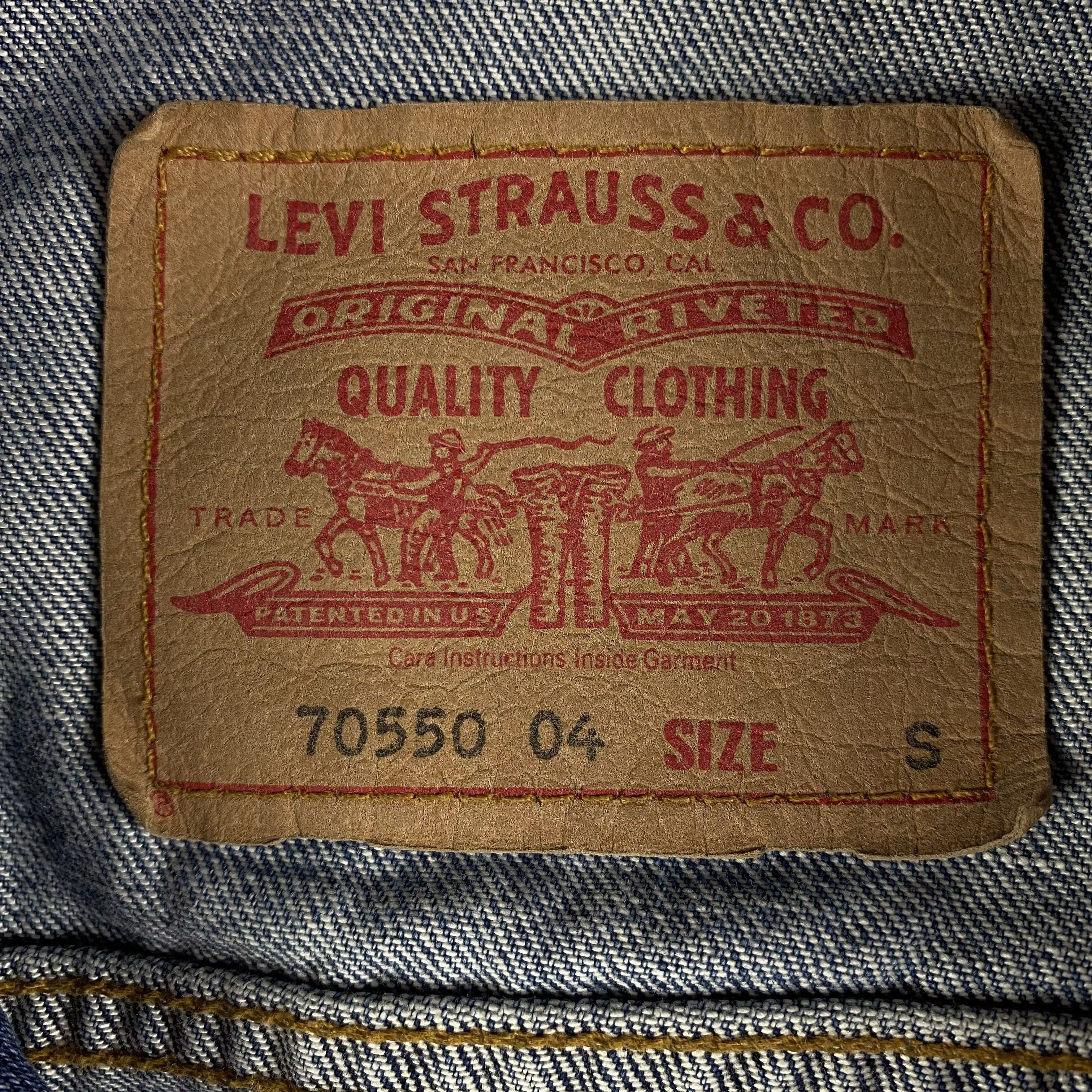 Levi's × Levi's Vintage Clothing × Vintage Men’s Denim Bomber Jacket Levi’s Vintage Size S Size US S / EU 44-46 / 1 - 4 Thumbnail