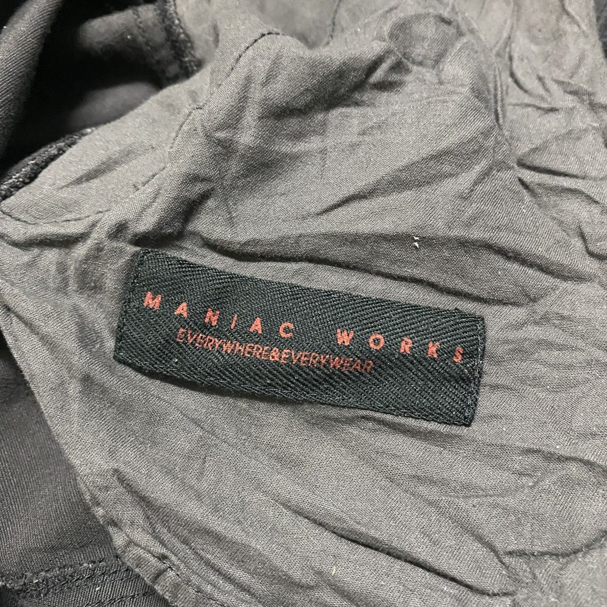 Le Grande Bleu (L.G.B.) MANIAC WORKS Black Cargo Pants Drawstring Size US 32 / EU 48 - 18 Thumbnail