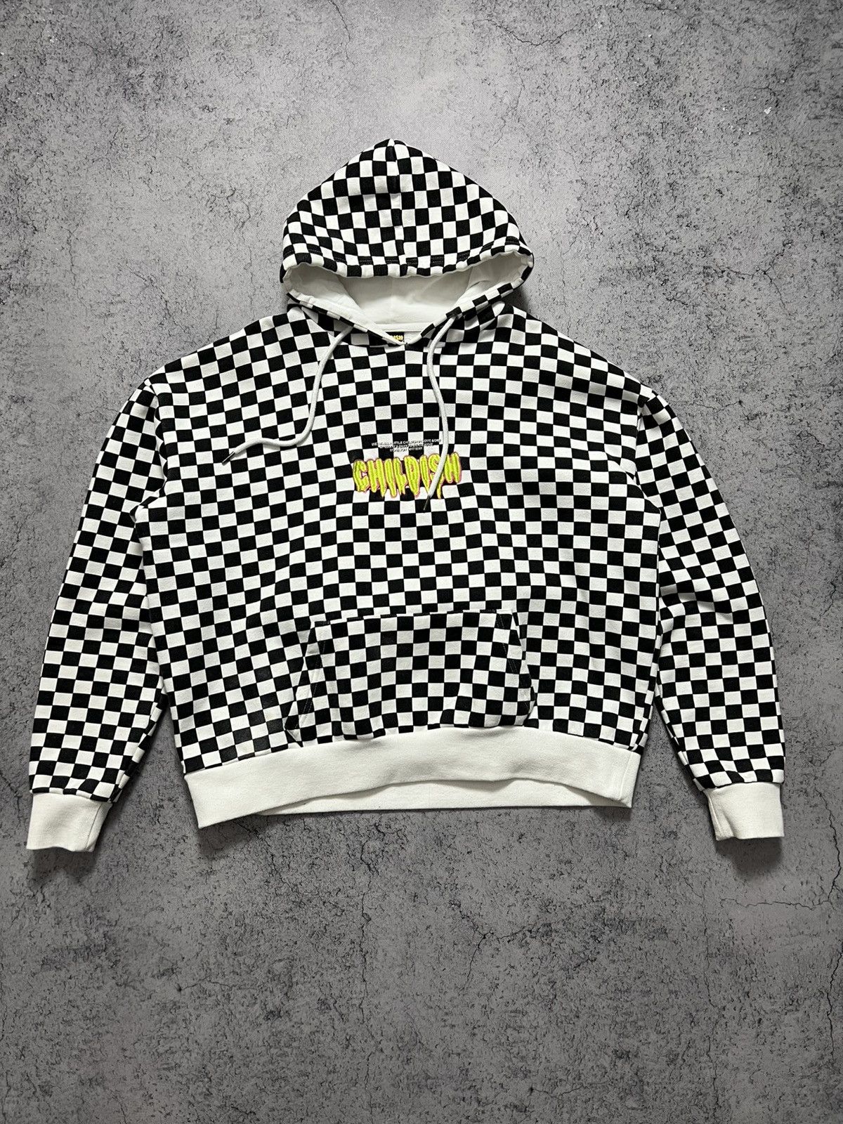 Tgf Childish Childish Black And Yellow Hoodie Childish Clothing
