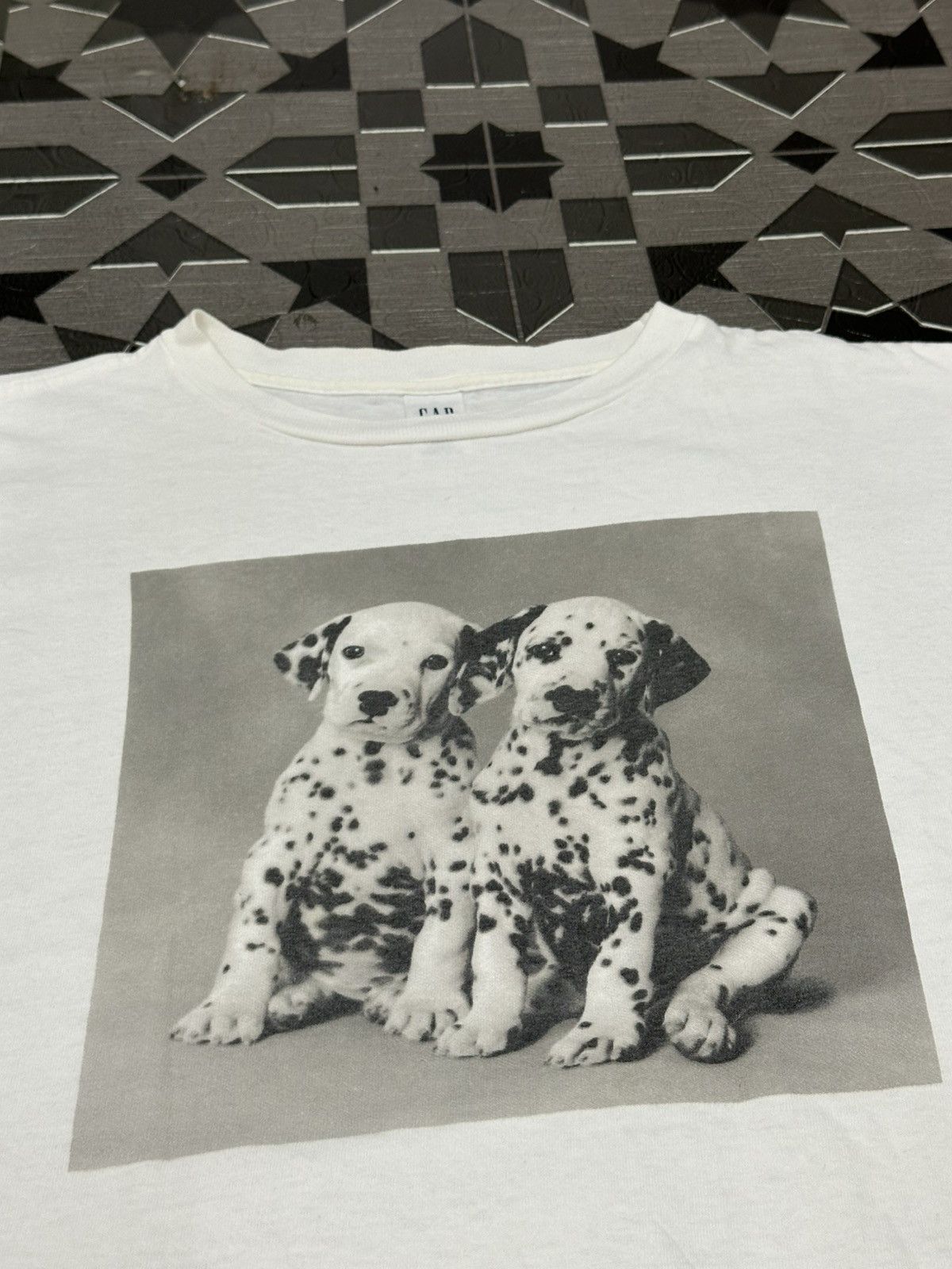 Gap Vintage 90s Gap “Dalmation Dog” Tee (Boxy) Size US M / EU 48-50 / 2 - 3 Thumbnail