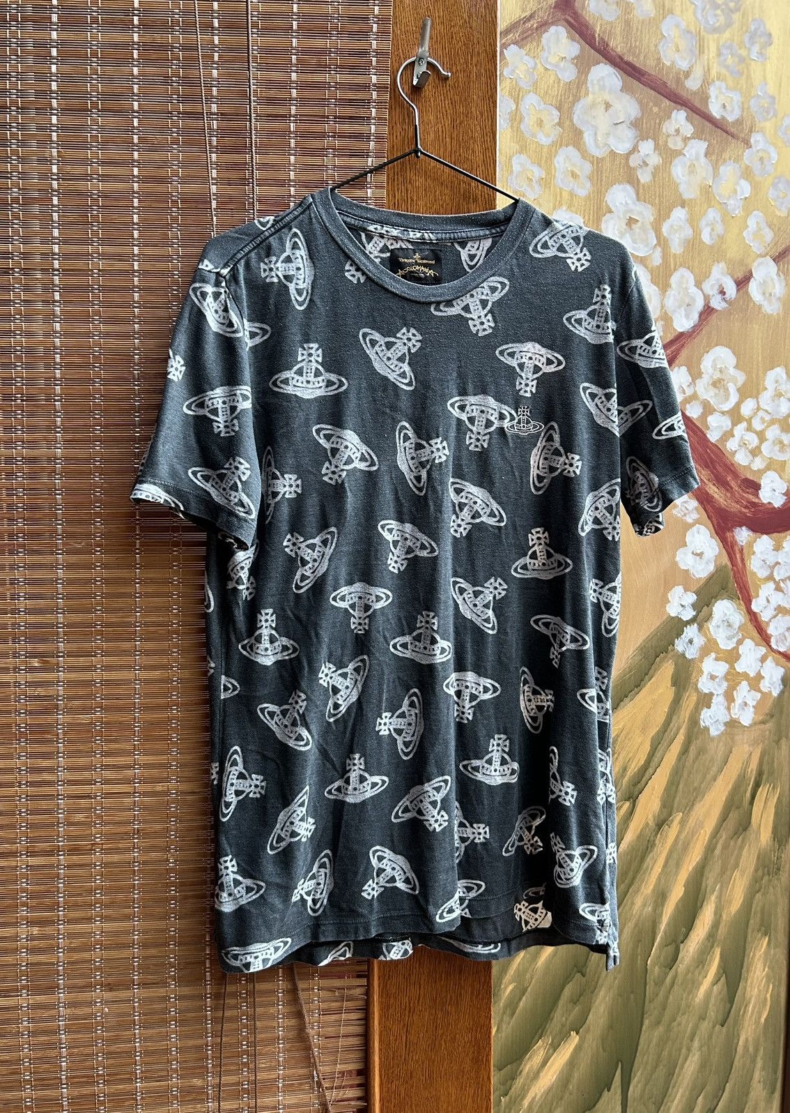 Vivienne Westwood Vivienne Westwood Anglomania Time Machine Tee Orb Logo AOP Size US L / EU 52-54 / 3 - 1 Thumbnail