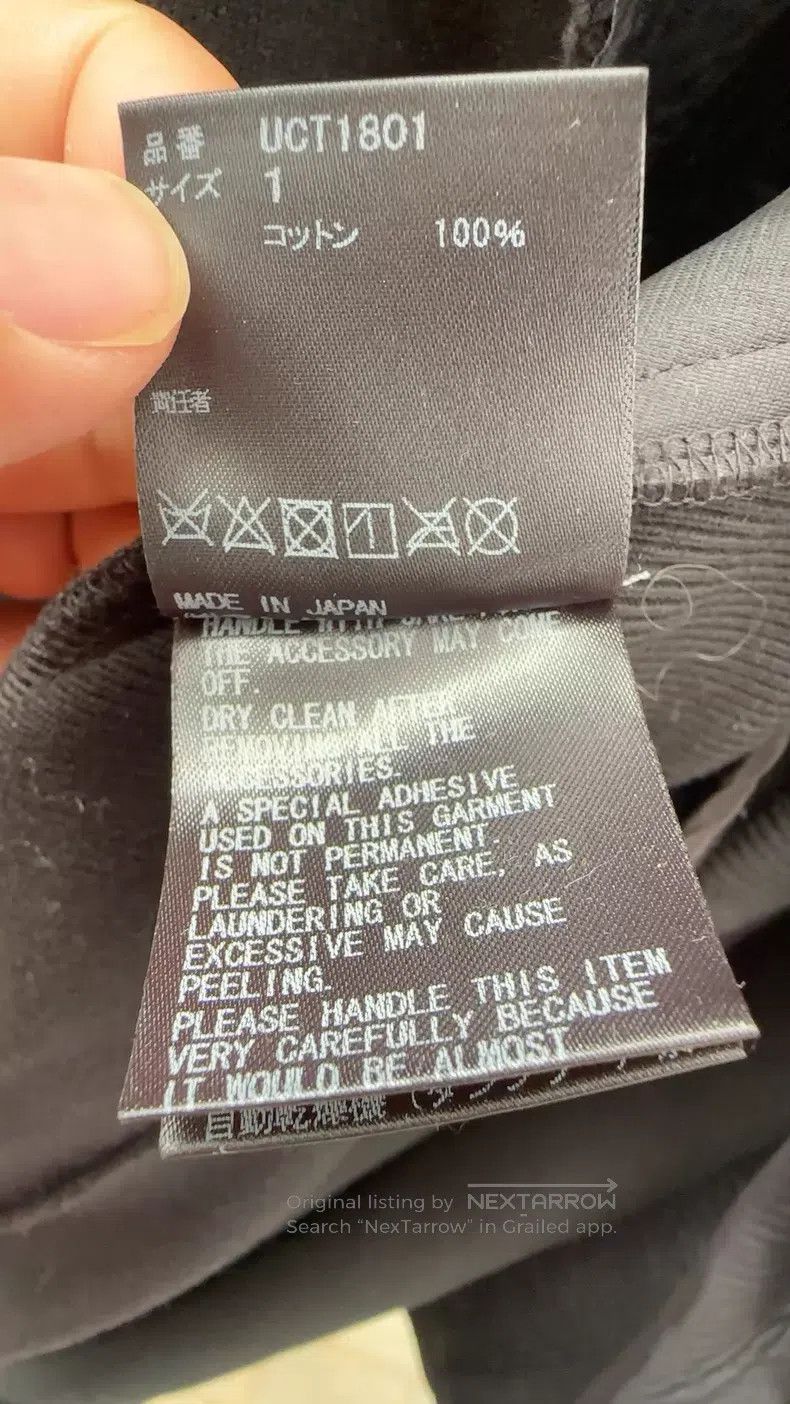 Undercover Undercover Black irregular deconstructed jacket Size US S / EU 44-46 / 1 - 6 Thumbnail