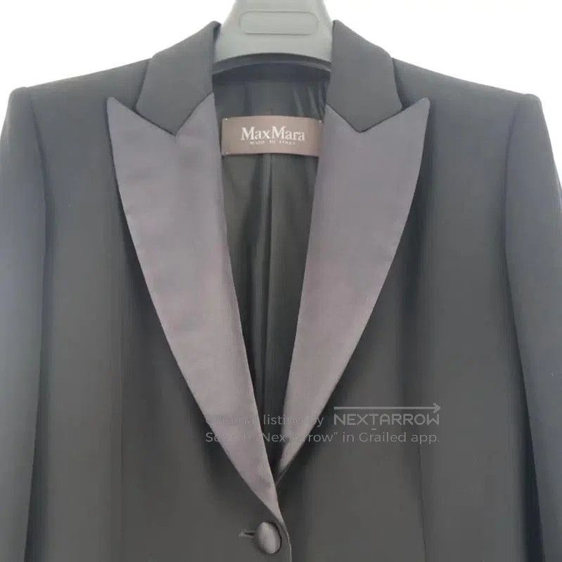 Max Mara MaxMara Black Women's Jacket for Spring/Fall . Size S / US 4 / IT 40 - 3 Thumbnail