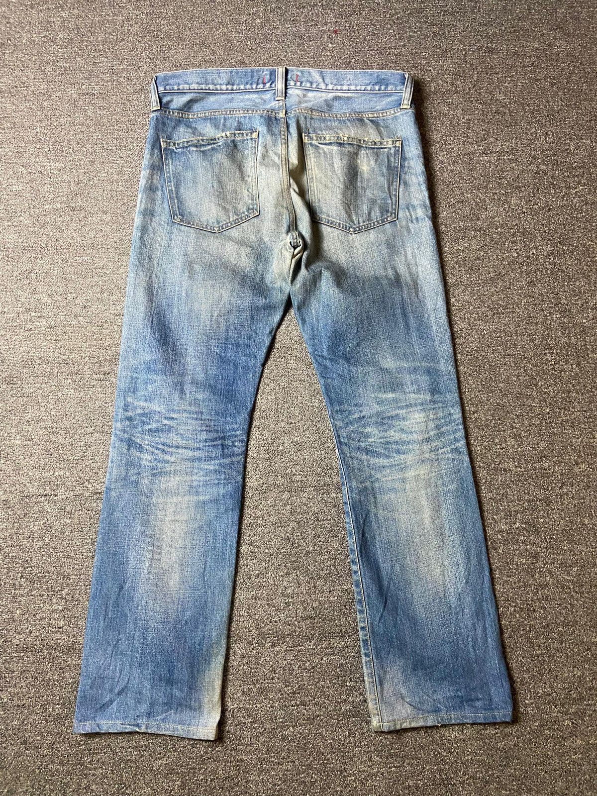Japanese Brand × Jean × Vintage Vintage RED CARD Straight Cut Denim Jeans (128) Size US 34 / EU 50 - 2 Thumbnail