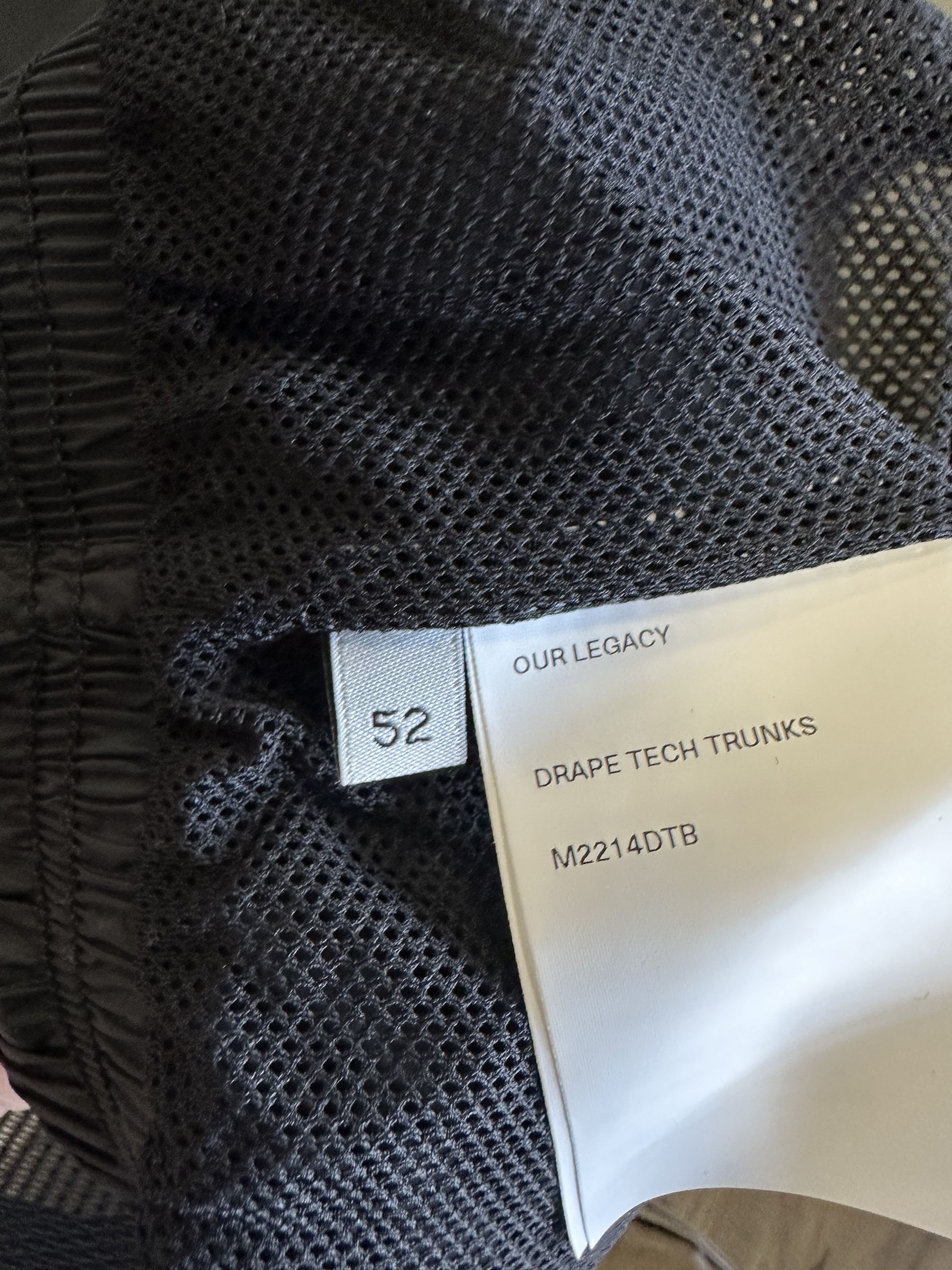 Our Legacy Our Legacy Drape Tech Trunks Black Size US 36 / EU 52 - 3 Thumbnail
