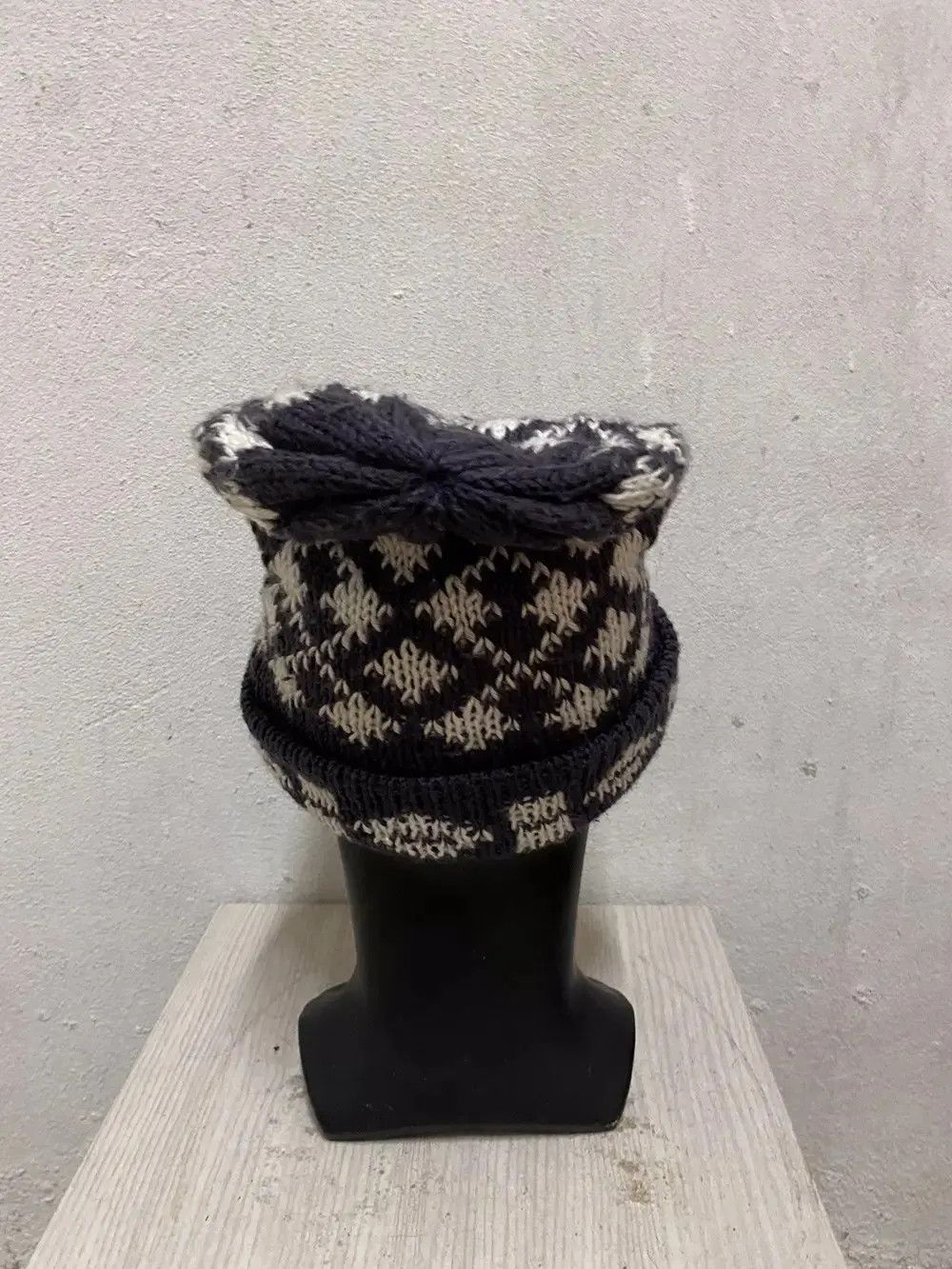 Japanese Brand Rare Design Knit Japanese Brand Beanie Hat Size ONE SIZE - 4 Thumbnail