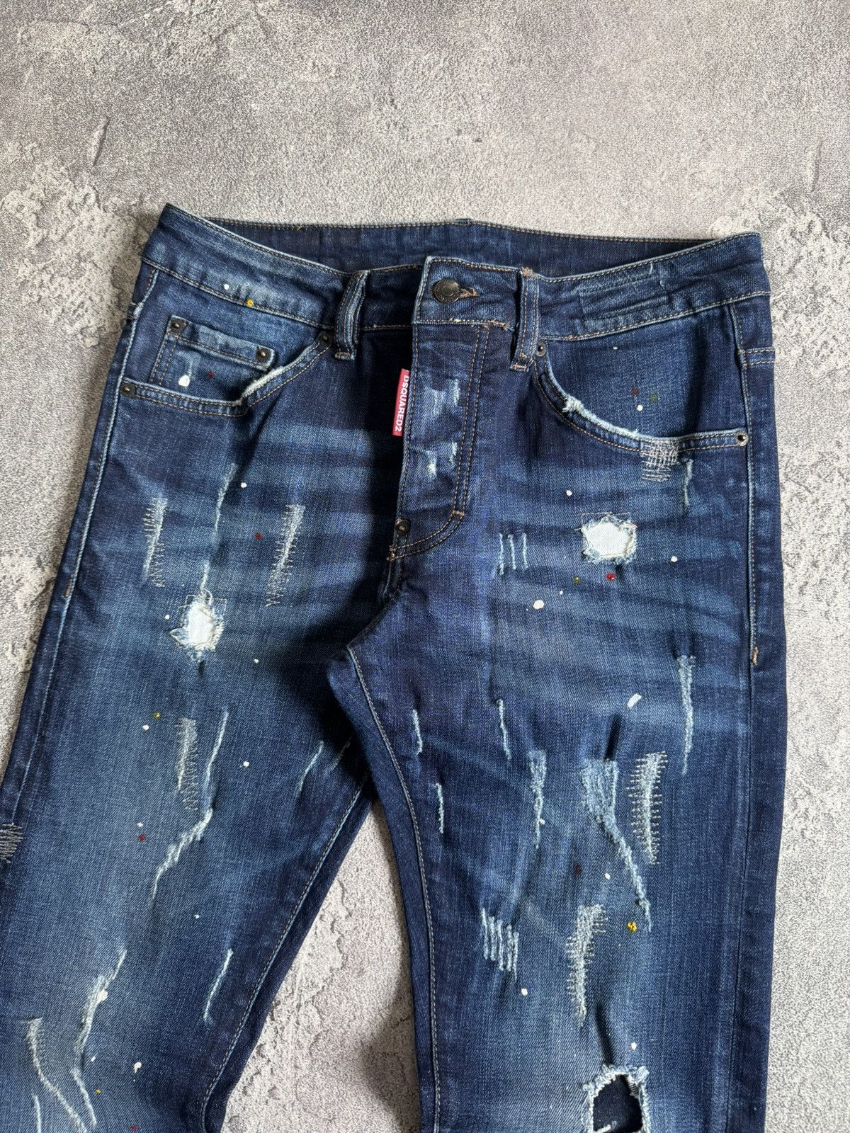 Dsquared2 Dsquared2 50size distressed denim pants jeans trousers 👖 y2k Size US 34 / EU 50 - 3 Thumbnail