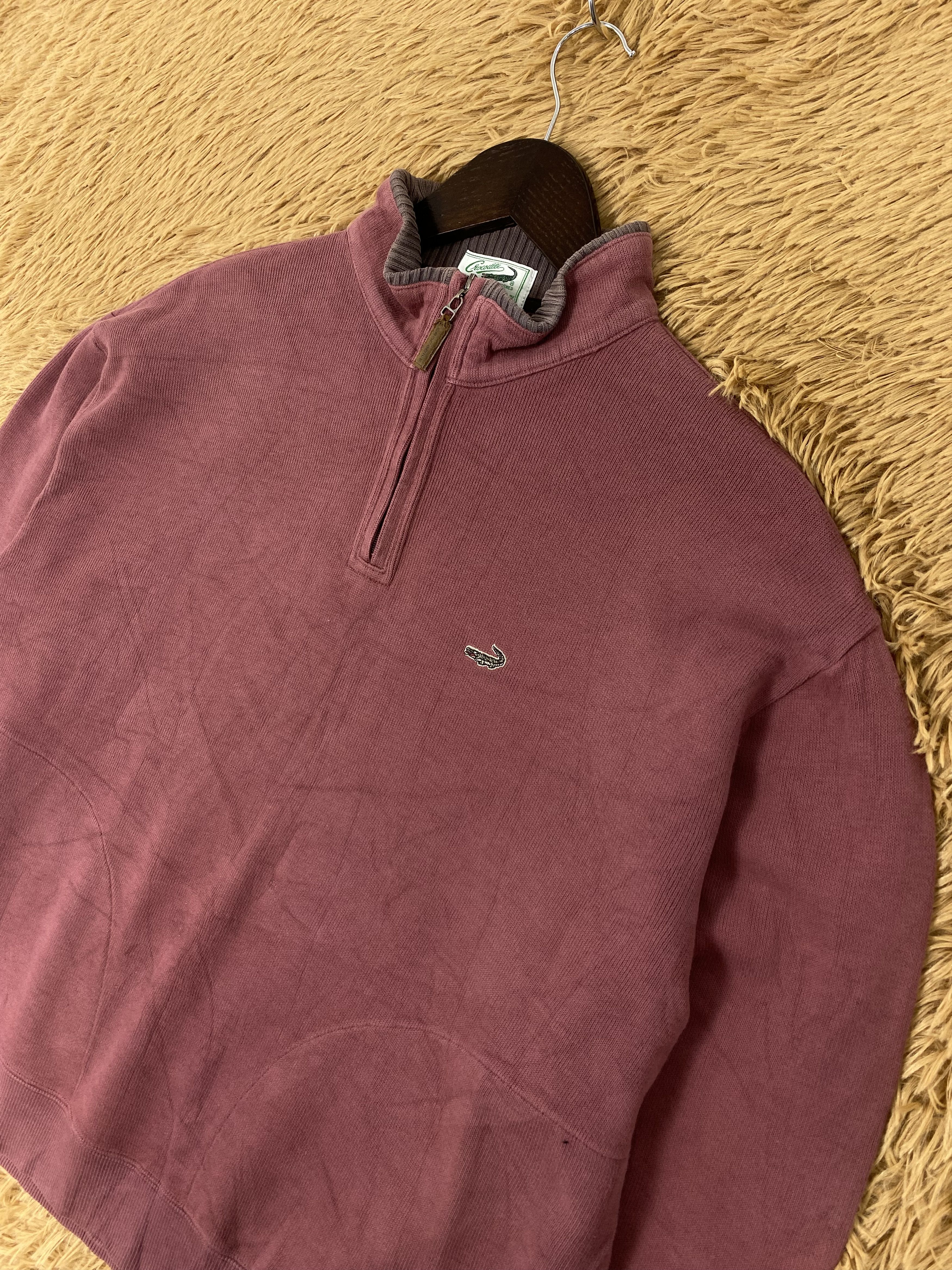 Japanese Brand Vintage Crocodile Half Zipper Sweatshirts Size US M / EU 48-50 / 2 - 2 Thumbnail