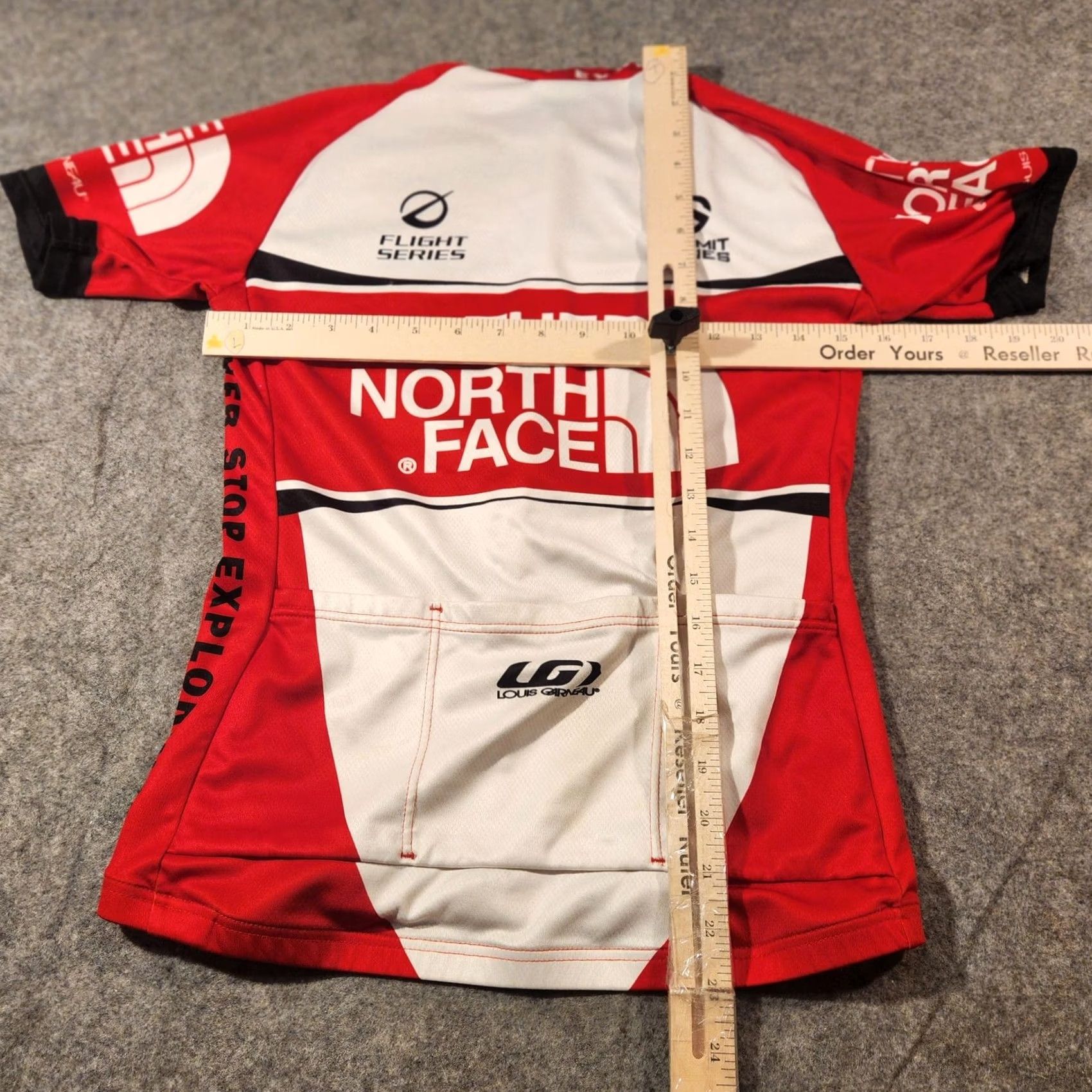 Vintage VINTAGE? No. The North Face Shirt Womens M Red Cycling Jersey Louis Garneau Made USA Size M / US 6-8 / IT 42-44 - 6 Thumbnail