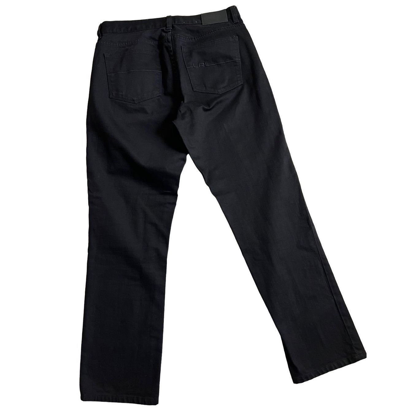 Lauren Ralph Lauren LRL Lauren Ralph Lauren Black Denim Straight Leg size 10 Size 32" / US 10 / IT 46 - 2 Thumbnail