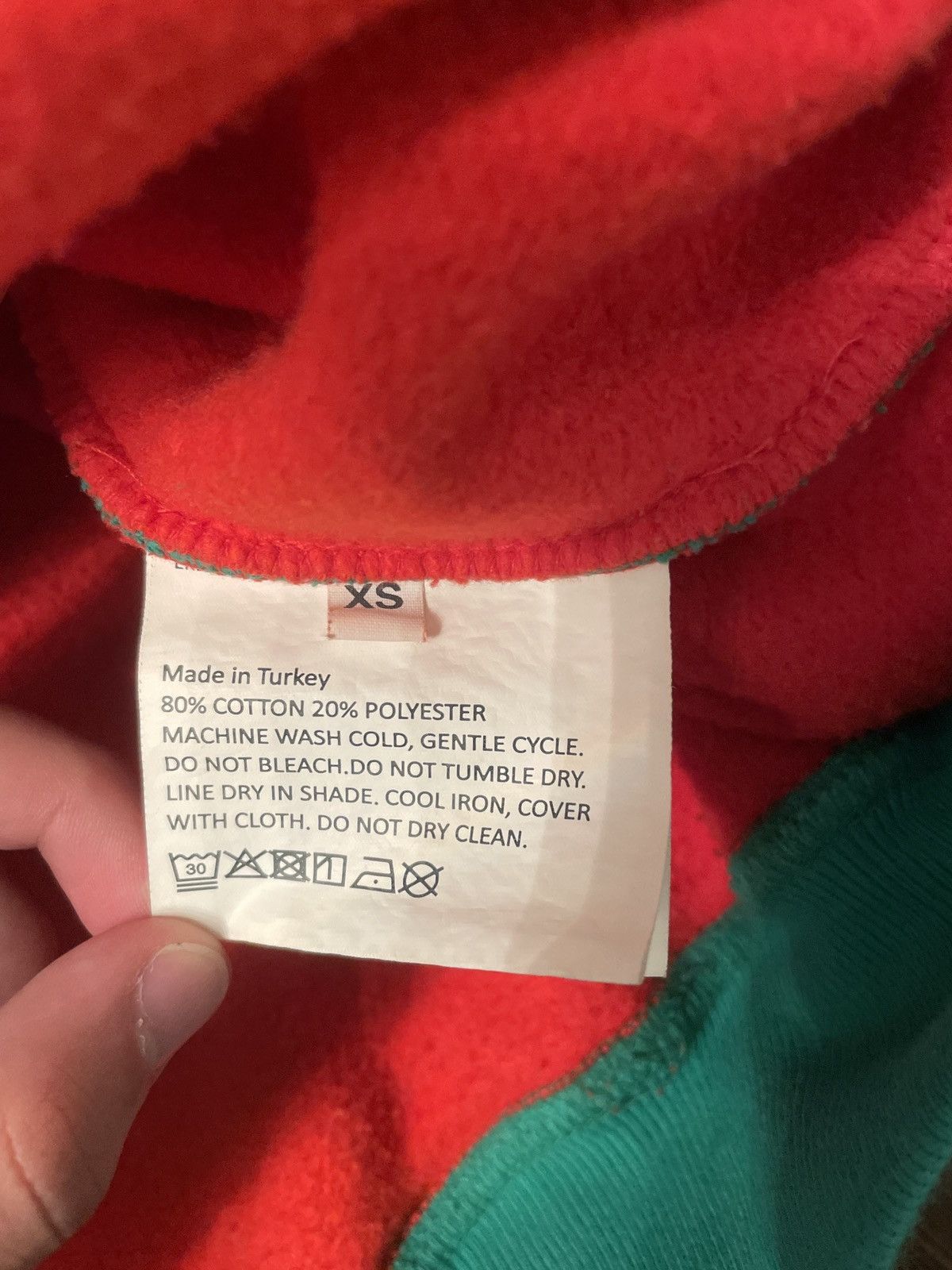 ERL ERL swirl hoodie red/green Size US XS / EU 42 / 0 - 5 Thumbnail