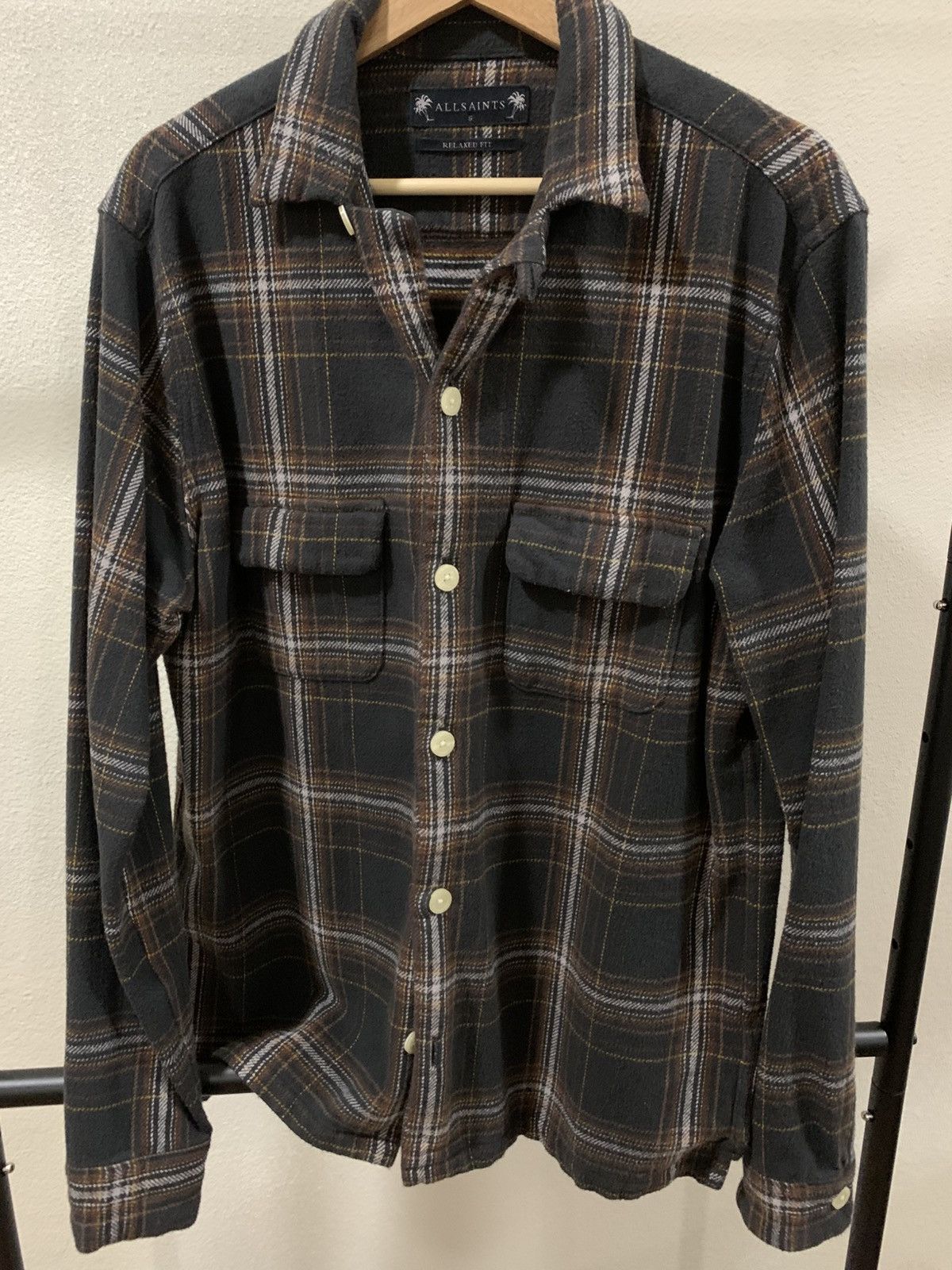 Allsaints AllSaints LS Button Up Size US S / EU 44-46 / 1 - 1 Thumbnail