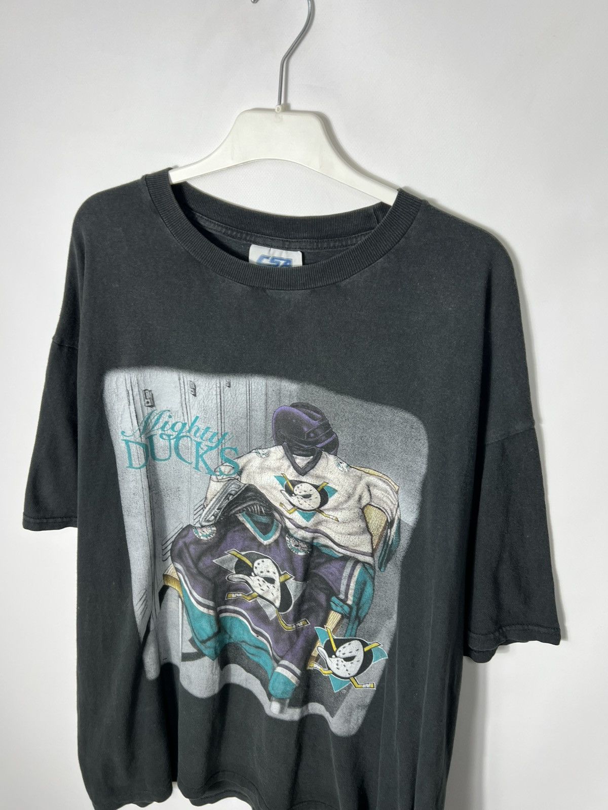 NHL Vintage sportswear NHL Mighty Duck 90s Hokey T-shirt Size US XL / EU 56 / 4 - 2 Thumbnail