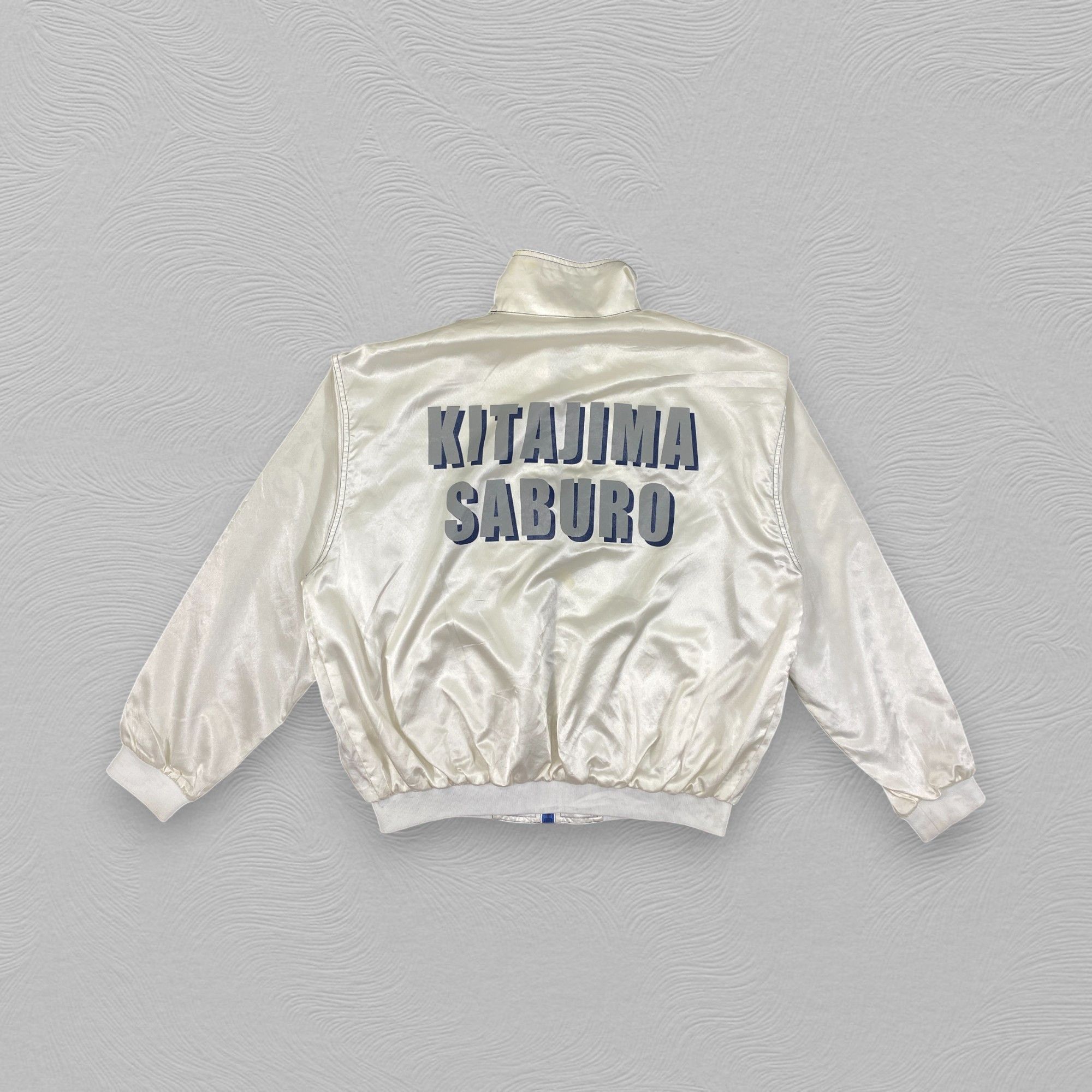 Japanese Brand Vintage Saburo Kitajama Satin Jacket -J049 Size US L / EU 52-54 / 3 - 1 Thumbnail