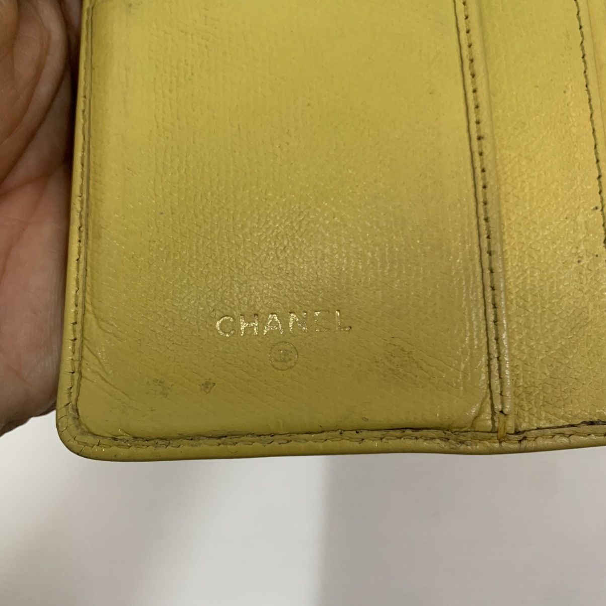 Chanel Chanel Leather Yellow Long Wallet Size ONE SIZE - 10 Thumbnail