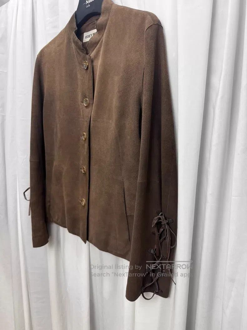 Issey Miyake Issey Miyake Tie Front Sheepskin Jacket Size US M / EU 48-50 / 2 - 3 Thumbnail