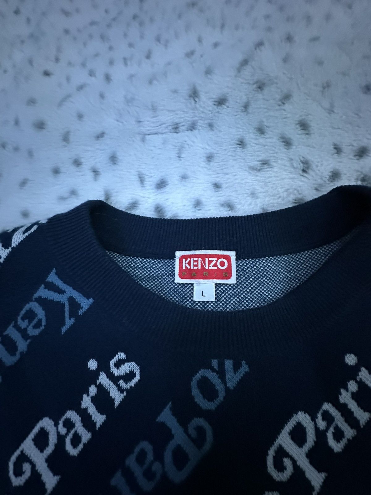 Kenzo KENZO “WOOL CREWNECK” Size US L / EU 52-54 / 3 - 2 Thumbnail