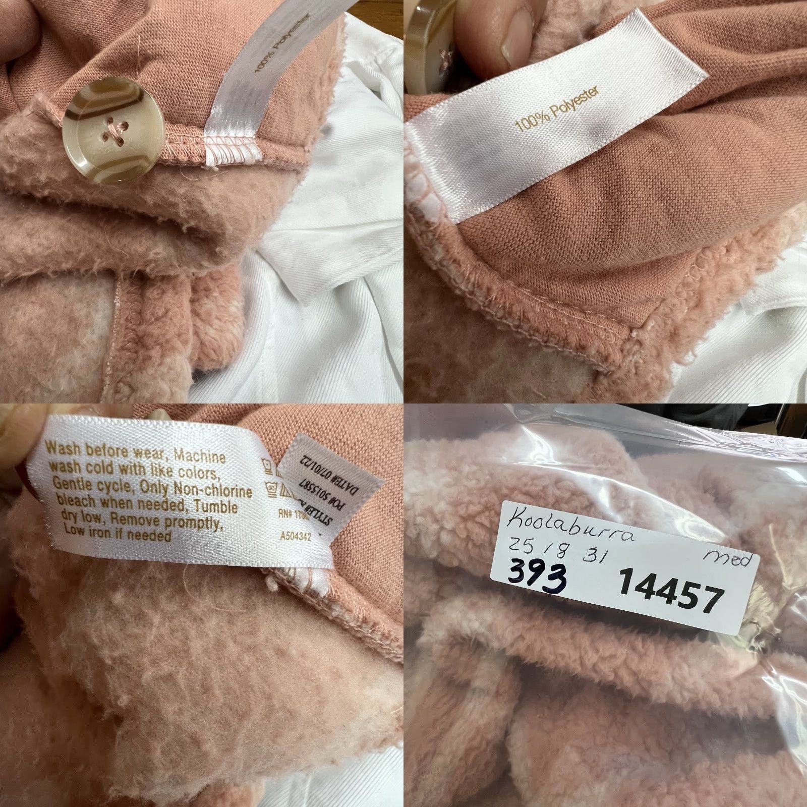 Ugg UGG Australia Koolaburra Brushed Sherpa Cozy Shacket Cafe Cream Jacket Shirt Women's M Size M / US 6-8 / IT 42-44 - 8 Thumbnail