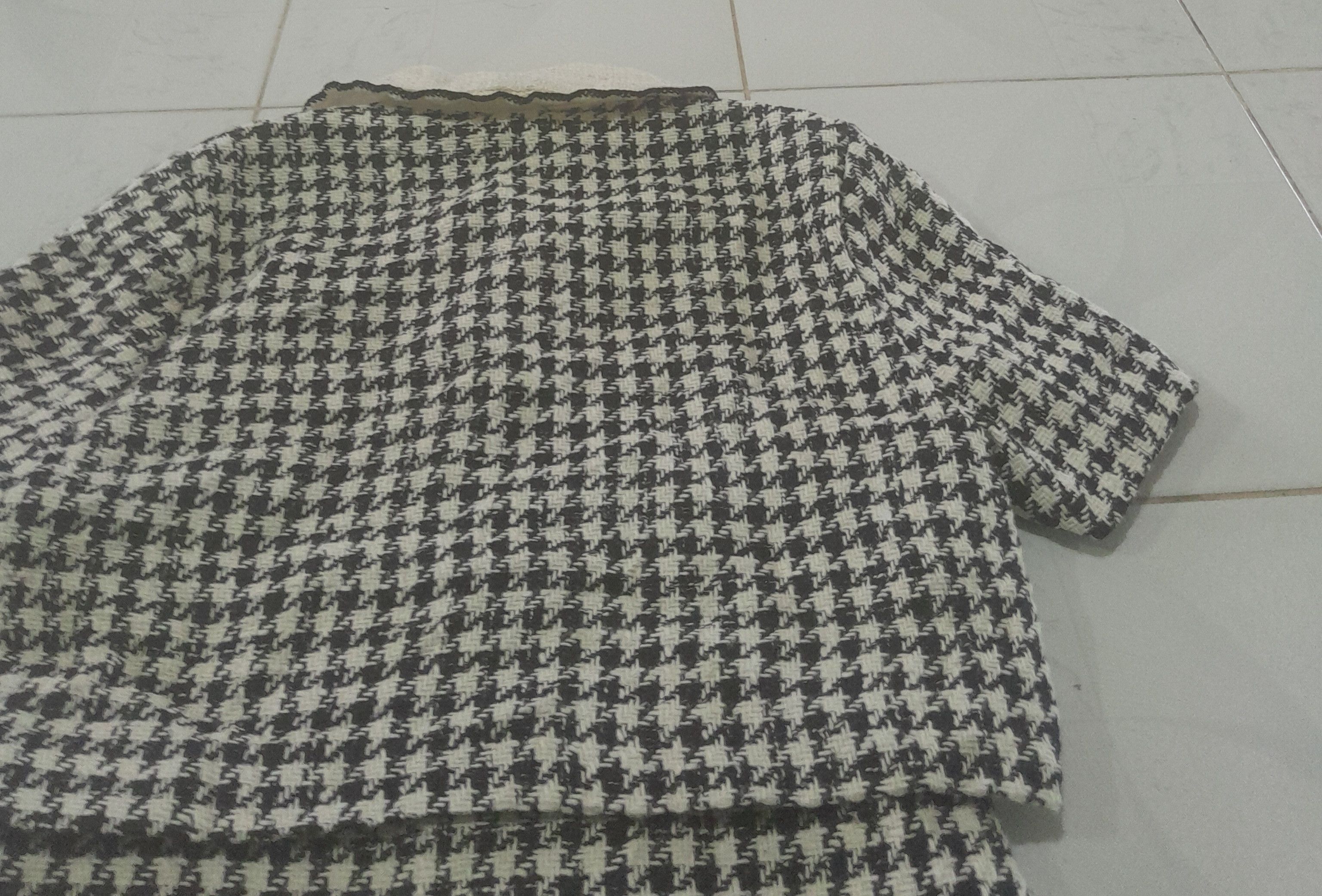Sandro Tweed Trompe L'œil Mini Dress Size 3 Size XS / US 0-2 / IT 36-38 - 5 Thumbnail