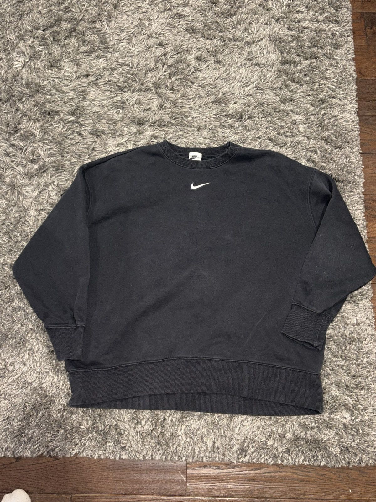 Nike Vintage Middle swoosh Nike Sweater Size US XL / EU 56 / 4 - 1 Thumbnail
