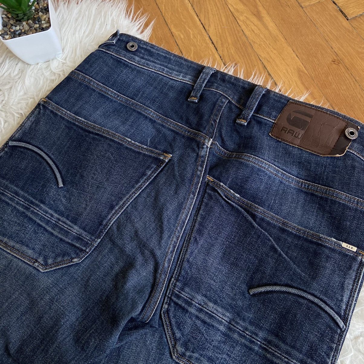 G-Star × Japanese Brand 📌 G Star Raw Holmer Tapered Y2k Denim Jeans Size US 32 / EU 48 - 2 Thumbnail