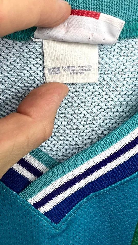 Champion Authentic Vintage Alonzo Mourning Charlotte Hornets Champion Size US L / EU 52-54 / 3 - 2 Thumbnail