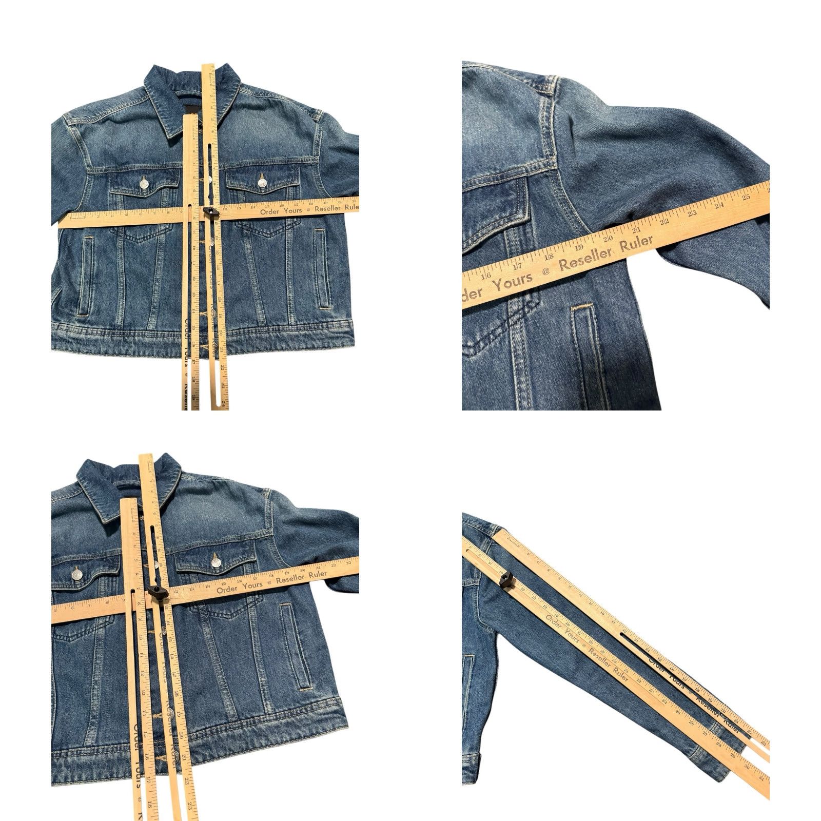 Hugo Boss VINTAGE BOSS Hugo Boss Denim Trucker Jacket Men’s Small Blue Size US S / EU 44-46 / 1 - 9 Thumbnail