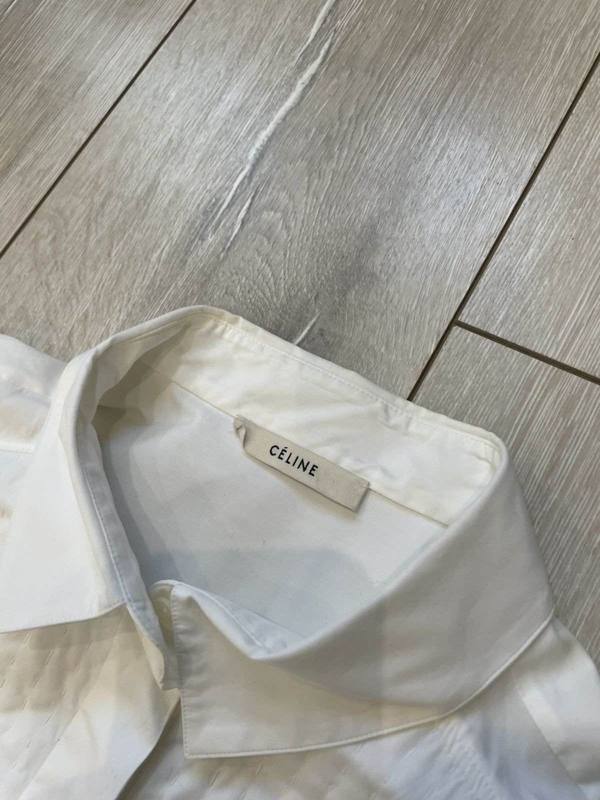 Celine Celine white shirt Size M / US 6-8 / IT 42-44 - 5 Thumbnail