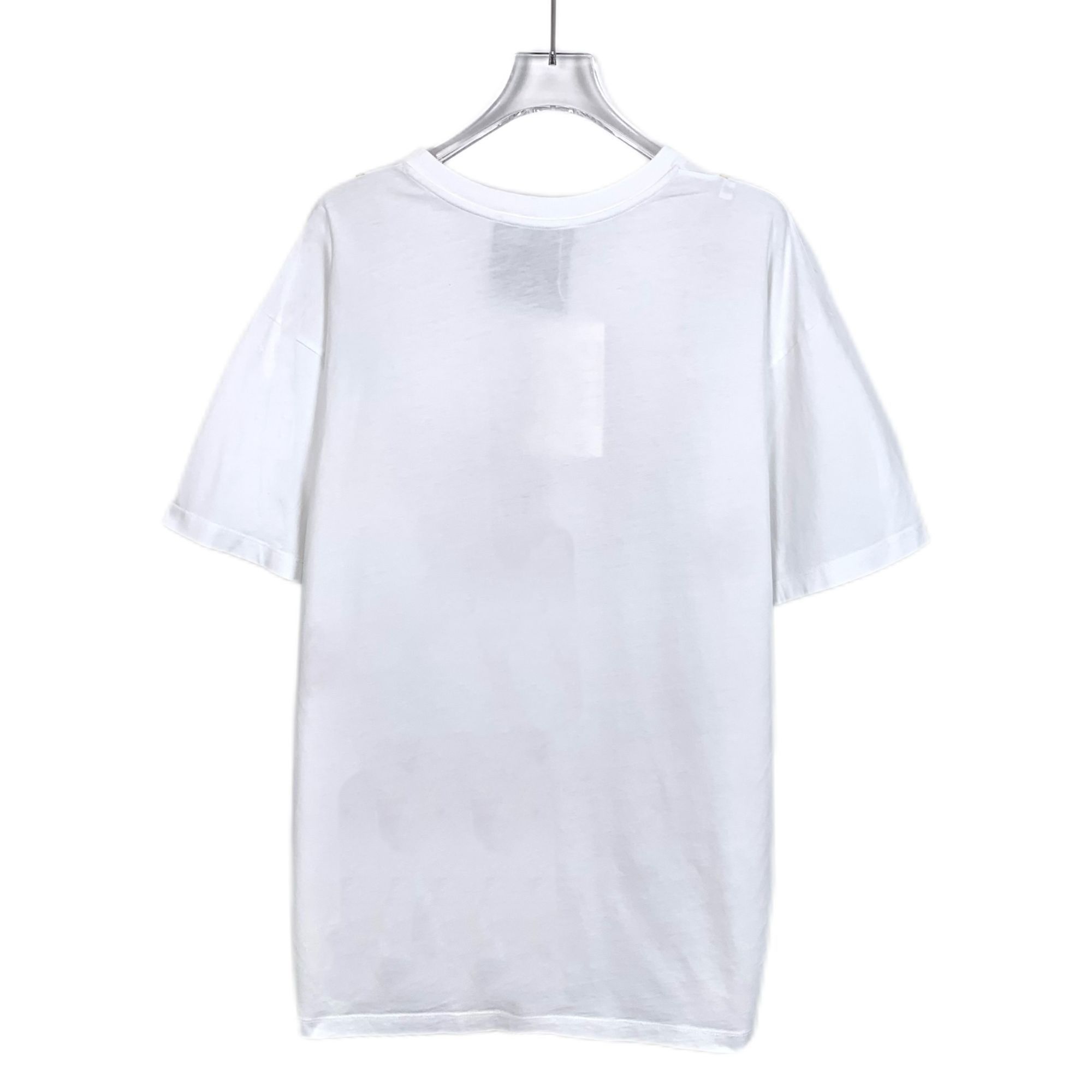 Moschino Moschino White Cotton Crewneck T-Shirt with Swing Bear Print Size S / US 4 / IT 40 - 2 Thumbnail