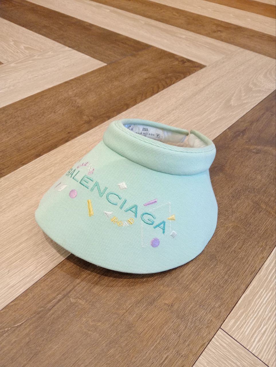 Balenciaga BALENCIAGA PARIS SPELLOUT SUN VISOR HAT Size ONE SIZE - 3 Thumbnail