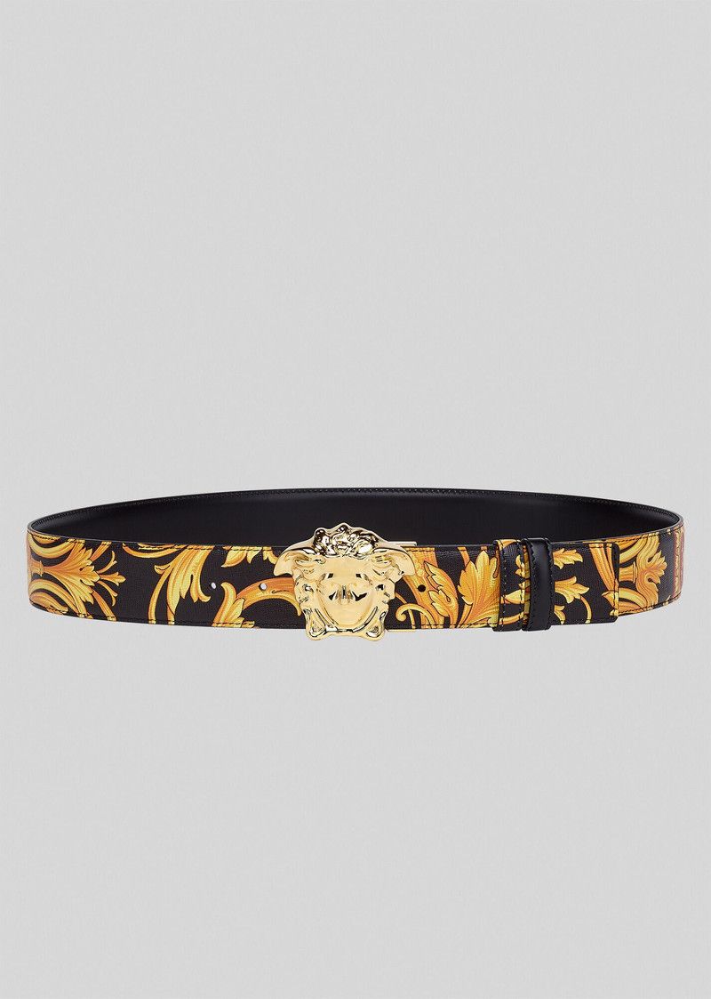 Versace os11x0226 Size: OS / Reversible Barocco Medusa Leather Belt Size ONE SIZE - 1 Thumbnail