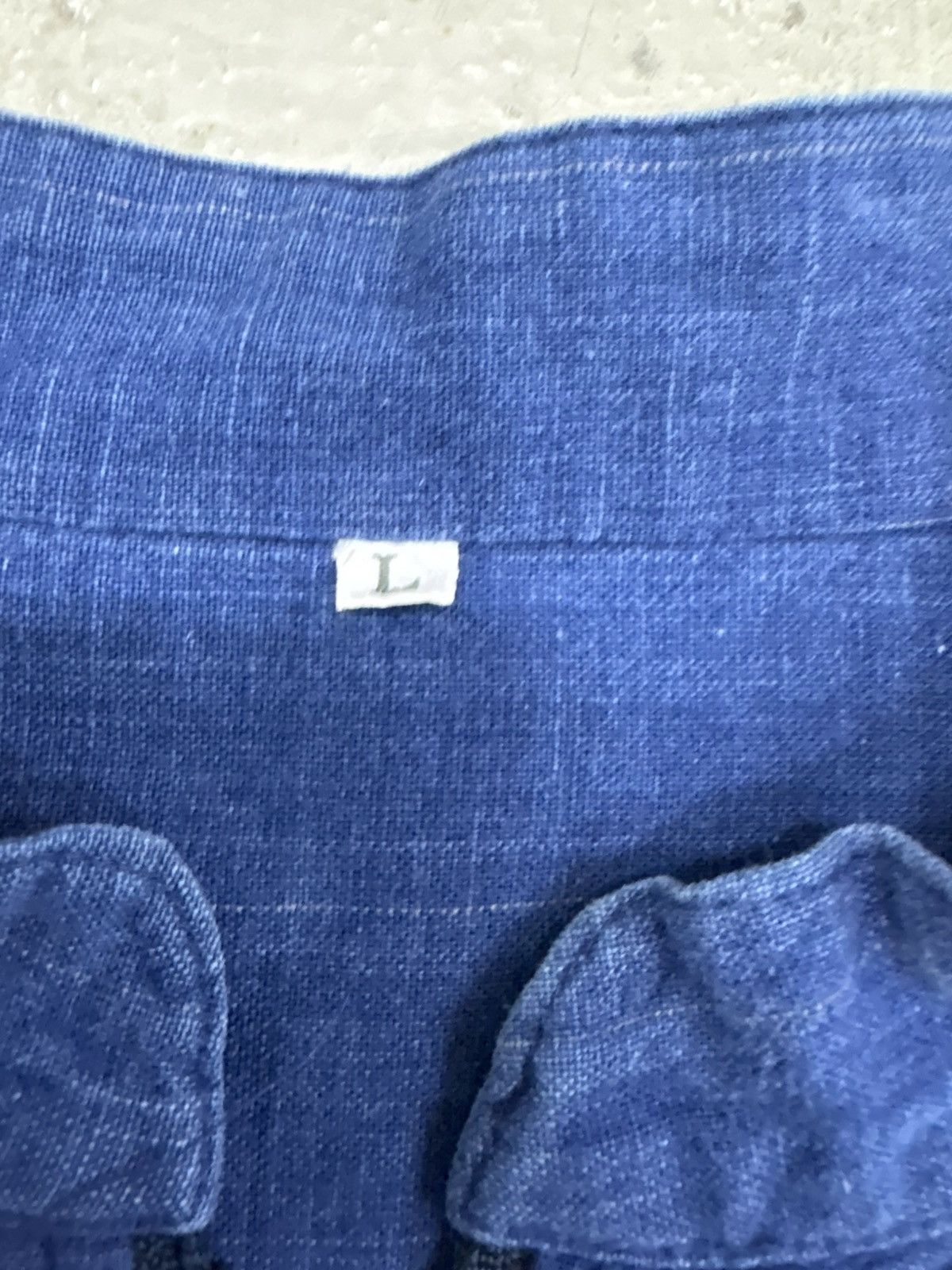 Japanese Brand Vintage Zipped Japanese denim linen jackets Size US M / EU 48-50 / 2 - 10 Thumbnail