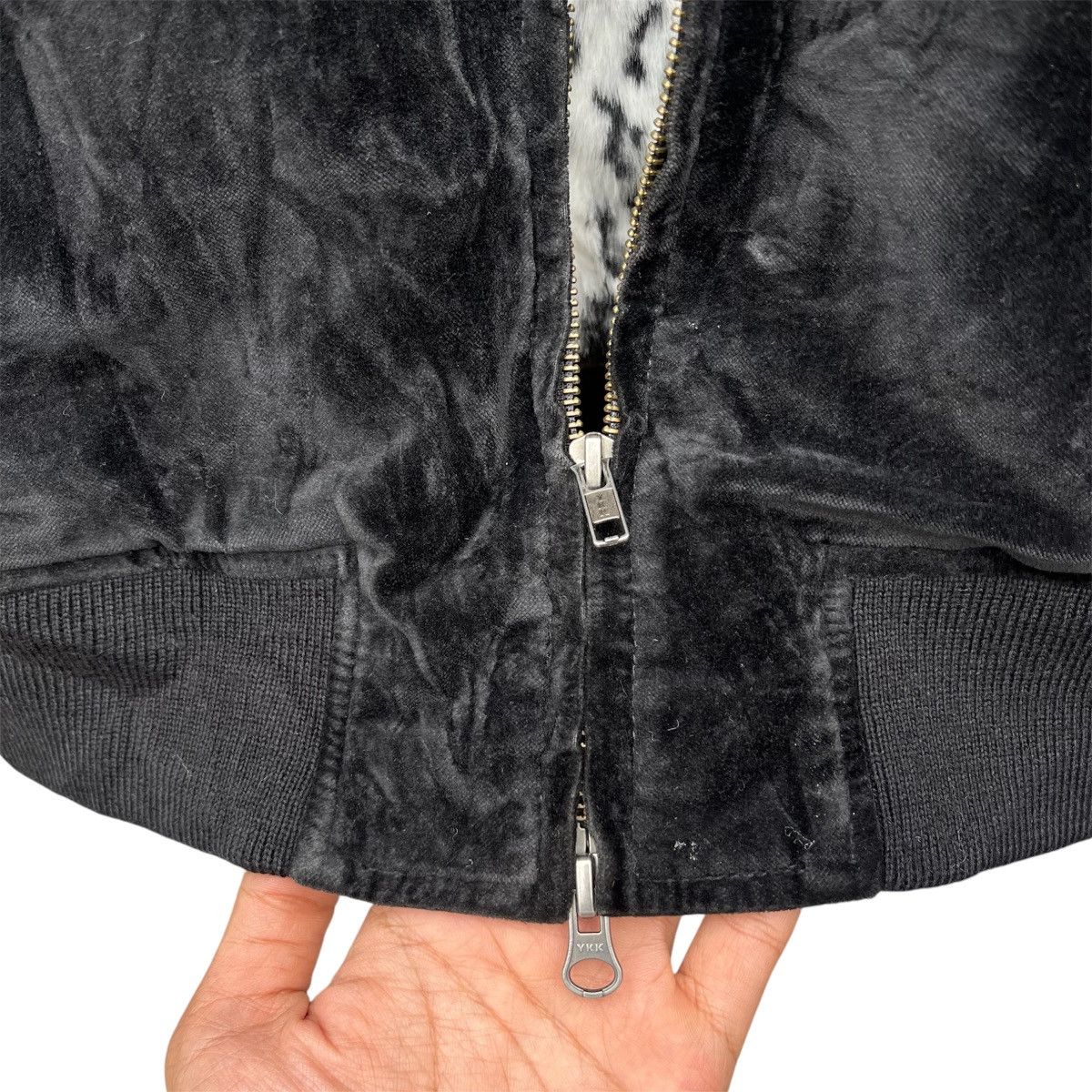 Japanese Brand × Journal Standard × Vintage Vintage Journal Standard Velvet Cow Belt Fur Work Jacket Size US M / EU 48-50 / 2 - 13 Thumbnail