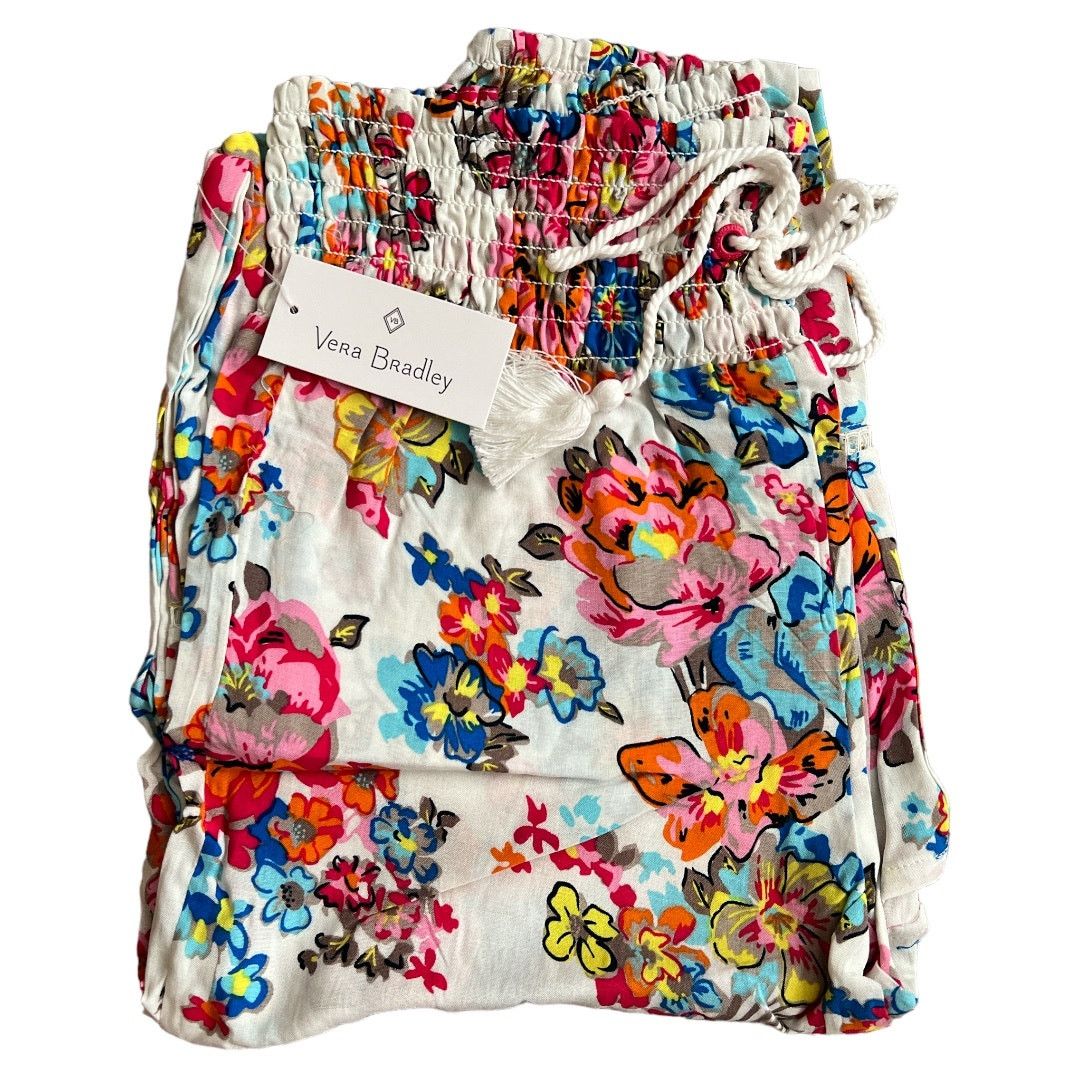 Vera Bradley VERA BRADLEY Pretty Posies Claudine Palazzo Pant w/ Tags, S Size 28" / US 6 / IT 42 - 6 Thumbnail